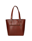 Farah Borsa a mano da donna 100% pelle 9055-MARRONE Chiara Ferretti