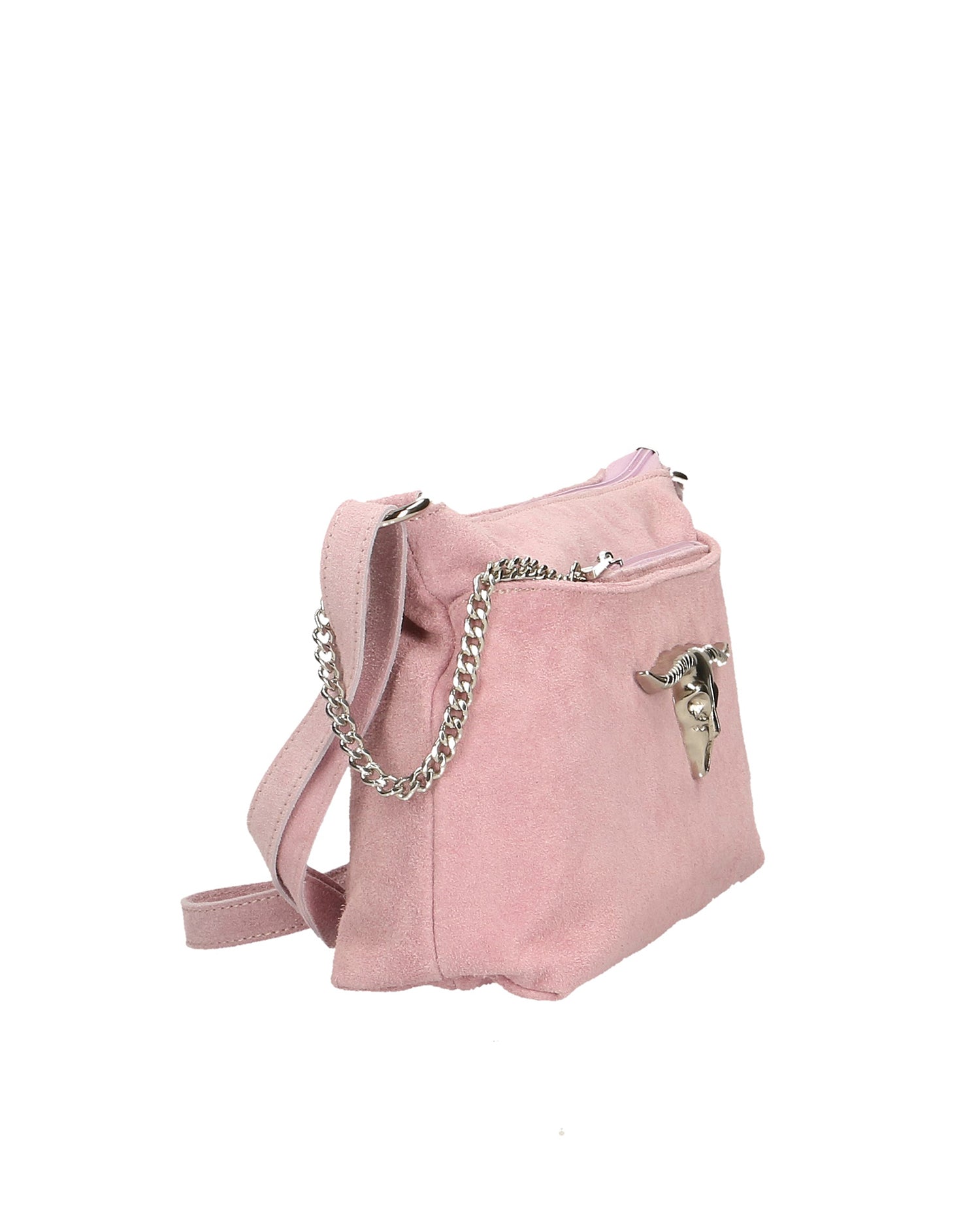 Embera Elite Borsa a tracolla donna Vera pelle scamosciata 8650-ROSA Chiara Ferretti