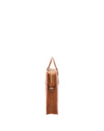 Borsa a mano unisex in vera pelle Made in Italy 4410-MIELE Alessia Firenze