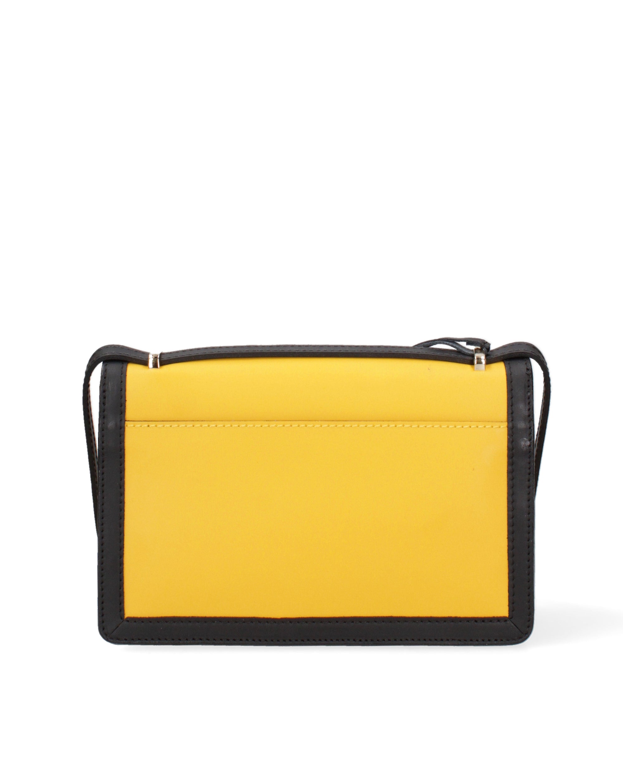 Ardena Borsa a tracolla da donna Vera pelle 1324-GIALLO+NERO Chiara Ferretti
