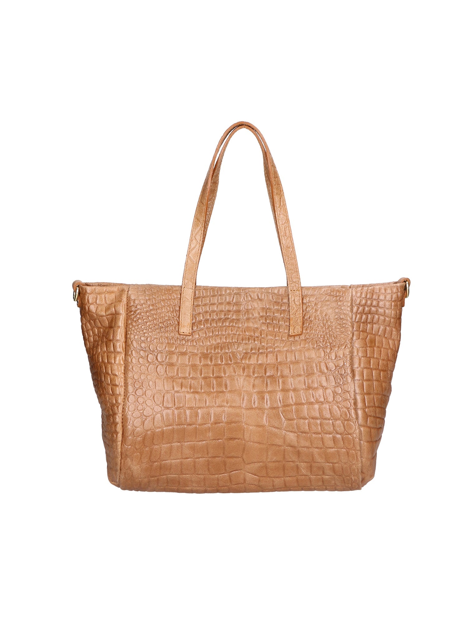 Lorella Borsa a spalla da donna Vera pelle croco 06499-041 MARRONE Chiara Ferretti