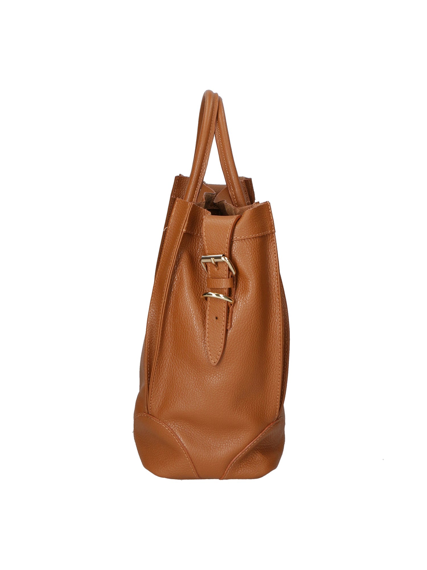 Doralice Borsa a mano da donna Vera pelle 80029-D17 CUOIO SCURO DARK COGNAC Chiara Ferretti
