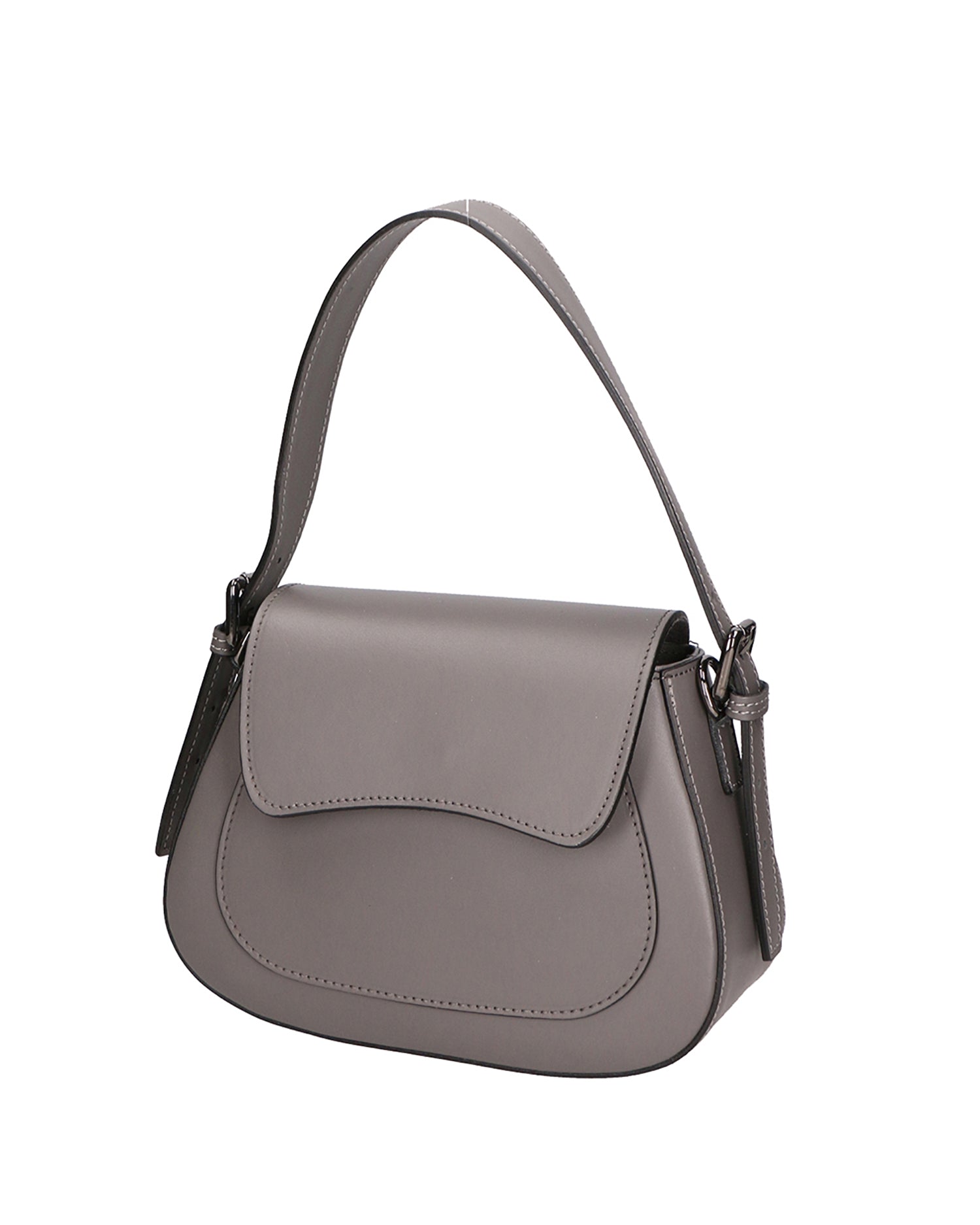 Valda Borsa a mano da donna Vera pelle 06523-L316 GRIGIO SCURO Chiara Ferretti