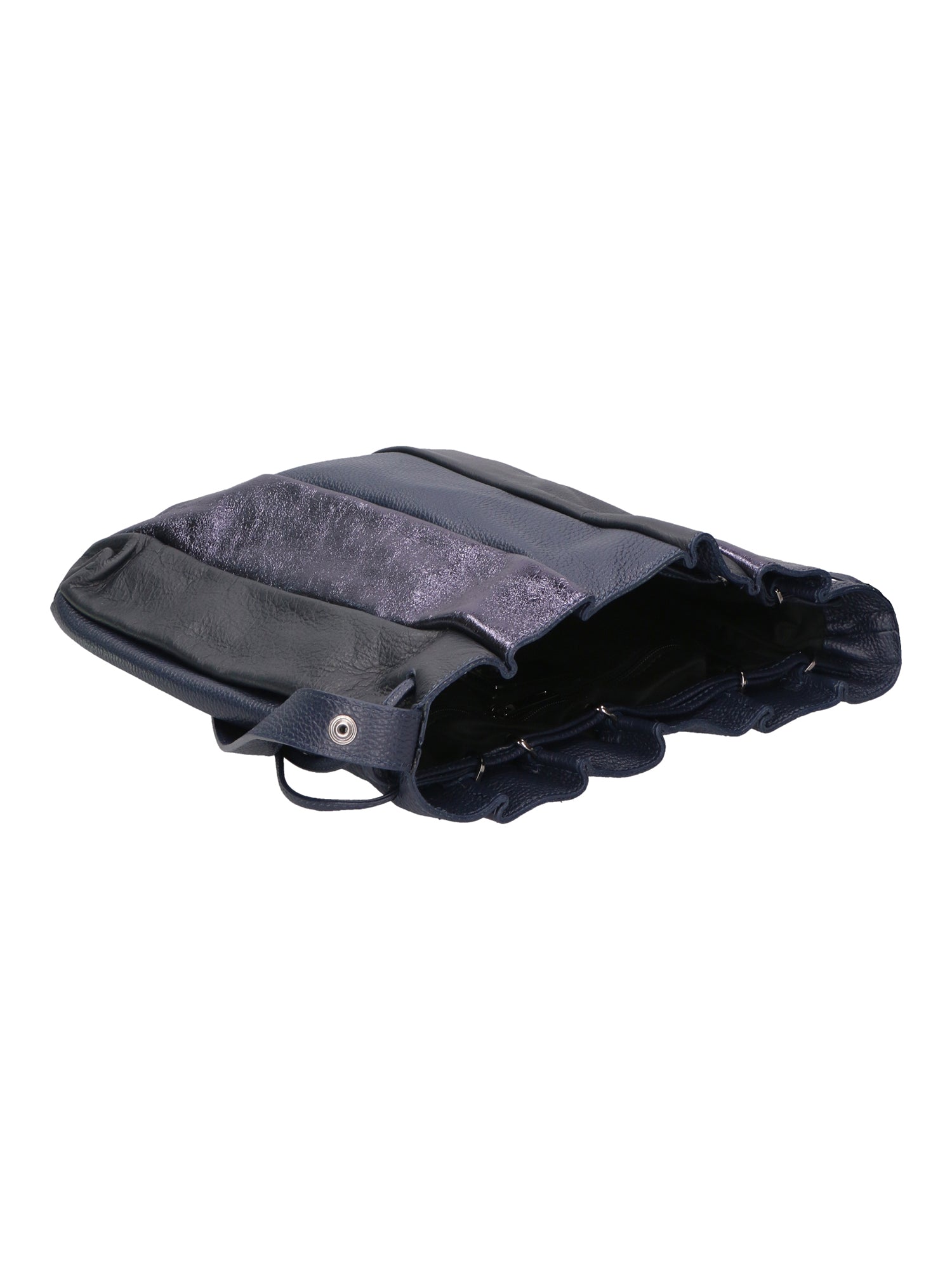 Nunzia Borsa a spalla da donna Vera pelle 576042-BLU DARK BLUE Chiara Ferretti