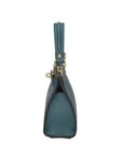 Noel Borsa a mano da donna Vera pelle 04265-D33 PETROLIO Chiara Ferretti