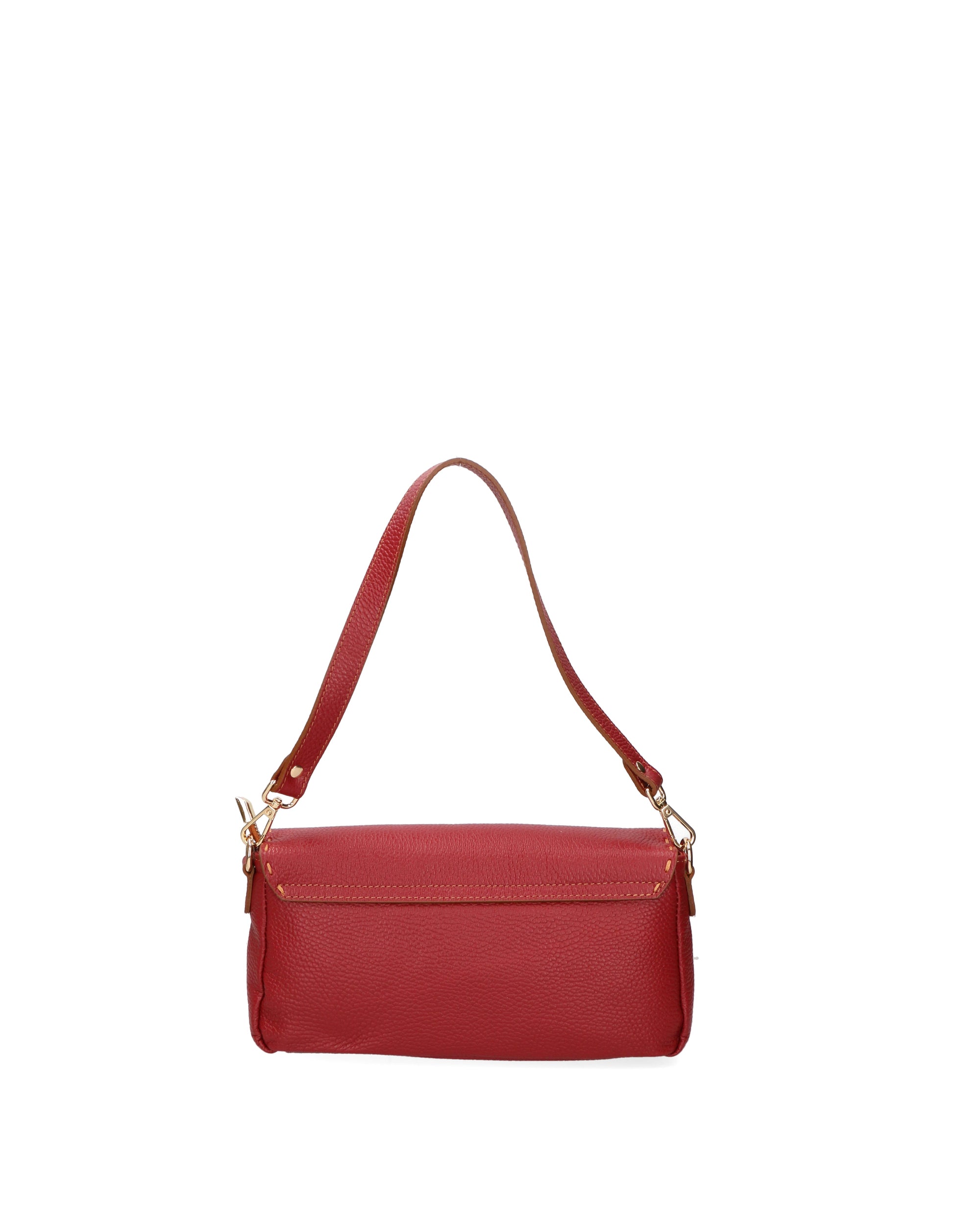 Wally Borsa a spalla da donna Vera pelle 06869-D10 ROSSO SCURO Chiara Ferretti
