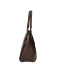 Fatima Borsa a mano da donna 100% pelle 9060-TMORO DARK BROWN Chiara Ferretti