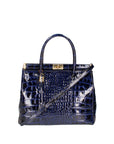 Delfina Borsa a mano da donna Vera pelle 7742-C26 BLU SCURO Chiara Ferretti