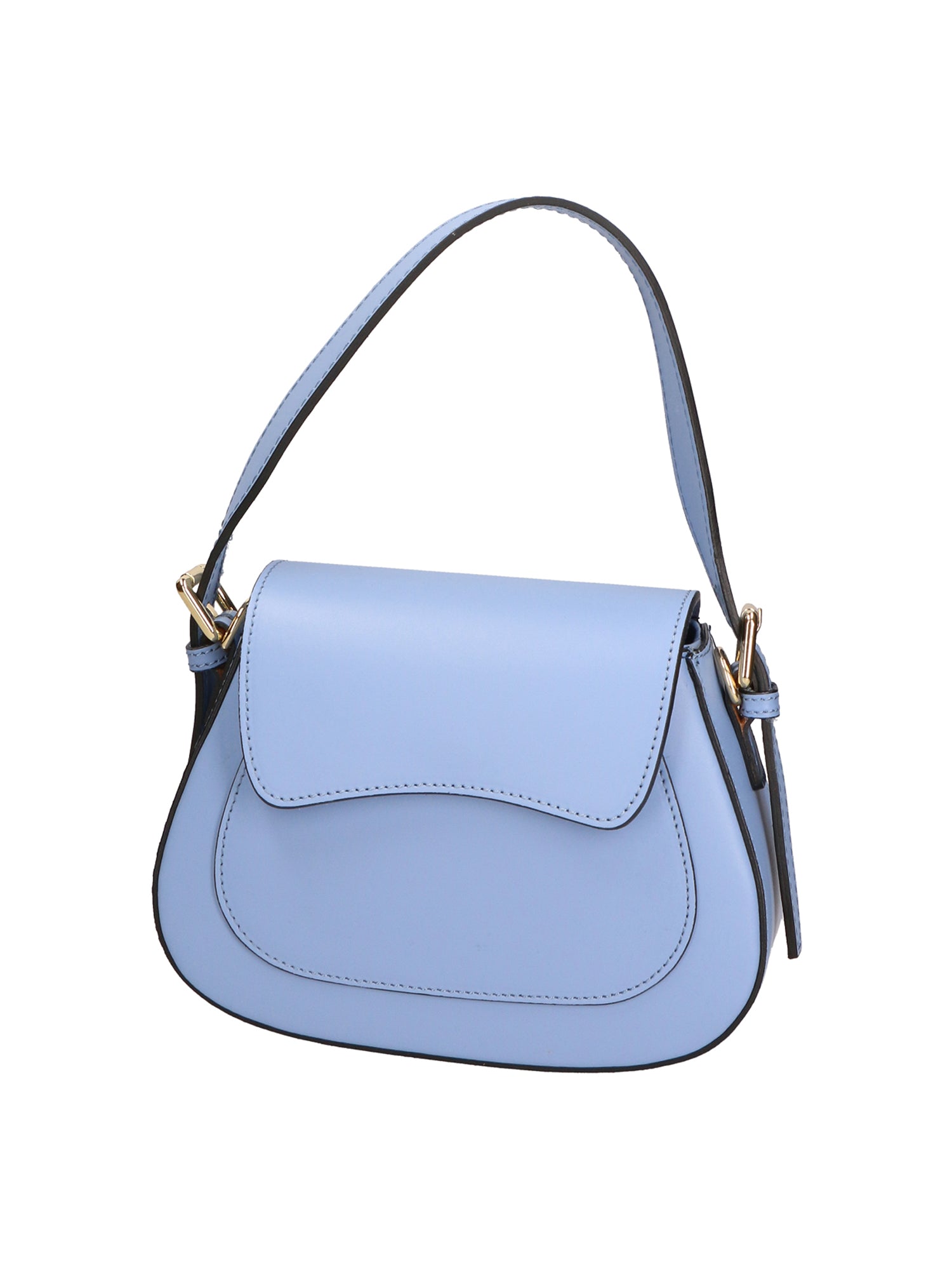 Giulia Borsa a spalla da donna Vera pelle 05958-L220 AZZURRO Chiara Ferretti