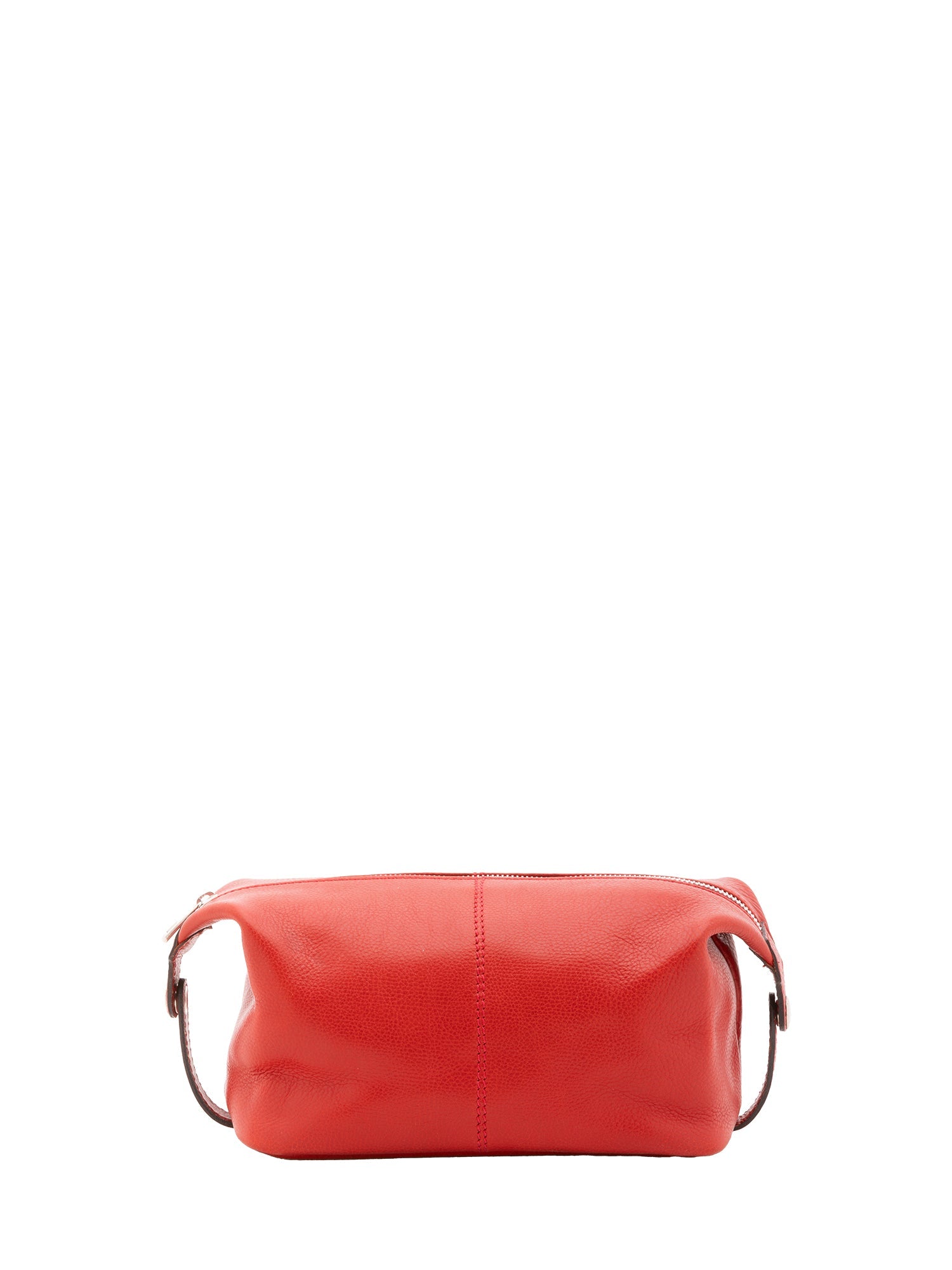 Pochette unisex in vera pelle Made in Italy 4404-ROSSO Alessia Firenze