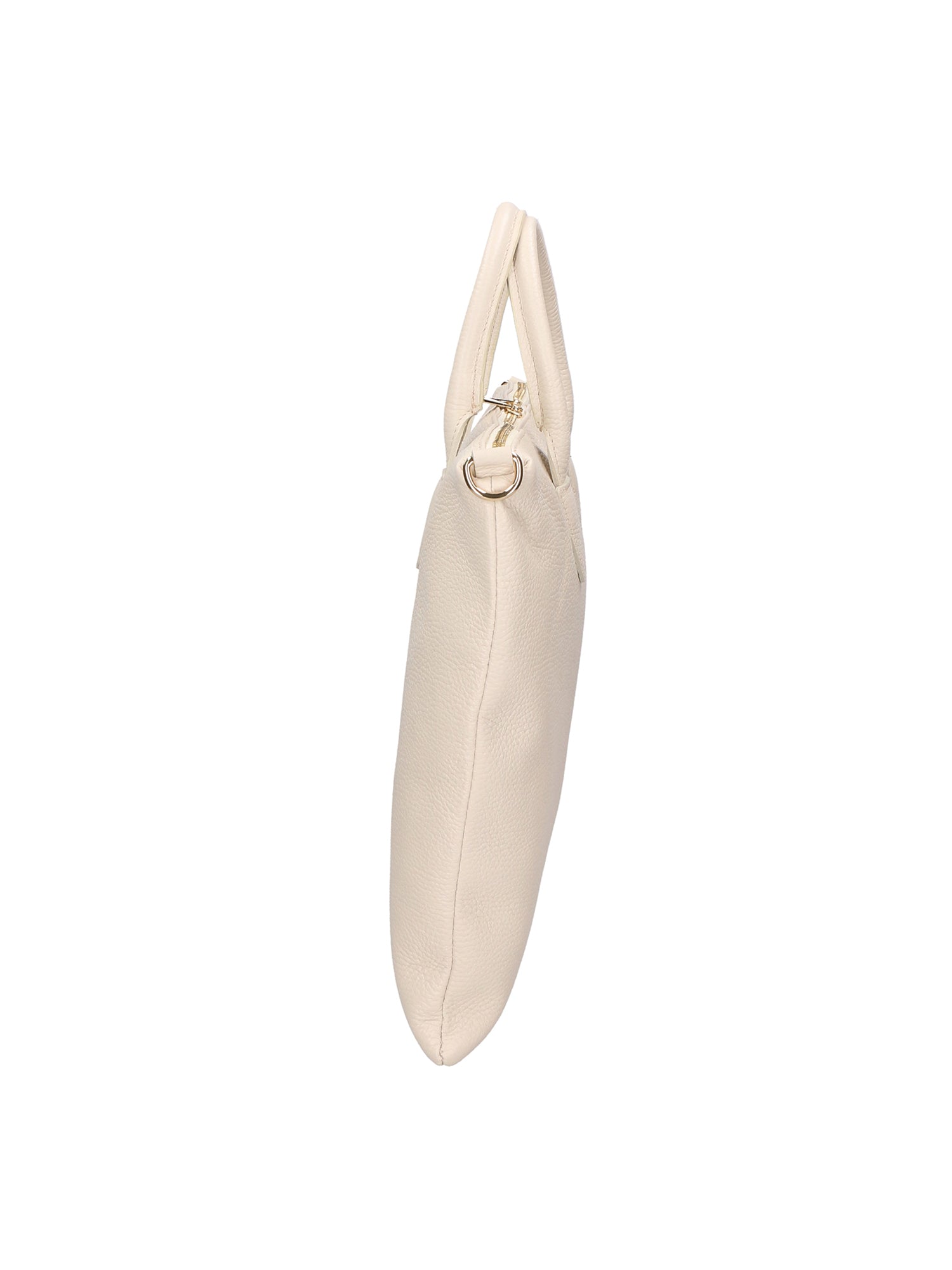 Ginny Borsa a spalla da donna Vera pelle 05981-D37 LATTE MILK Chiara Ferretti