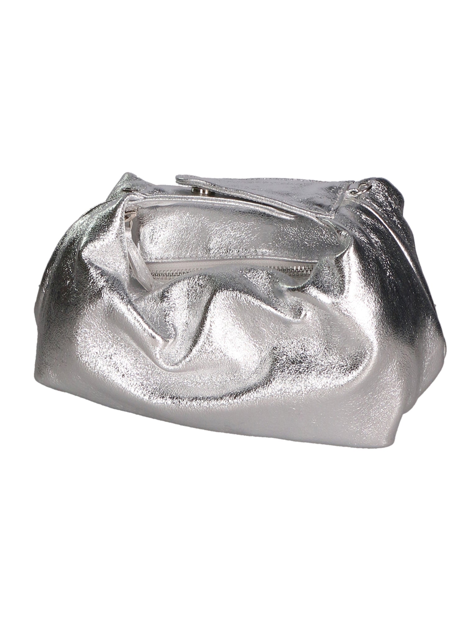 Grace Borsa a mano da donna Vera pelle 06009-L001 ARGENTO Chiara Ferretti