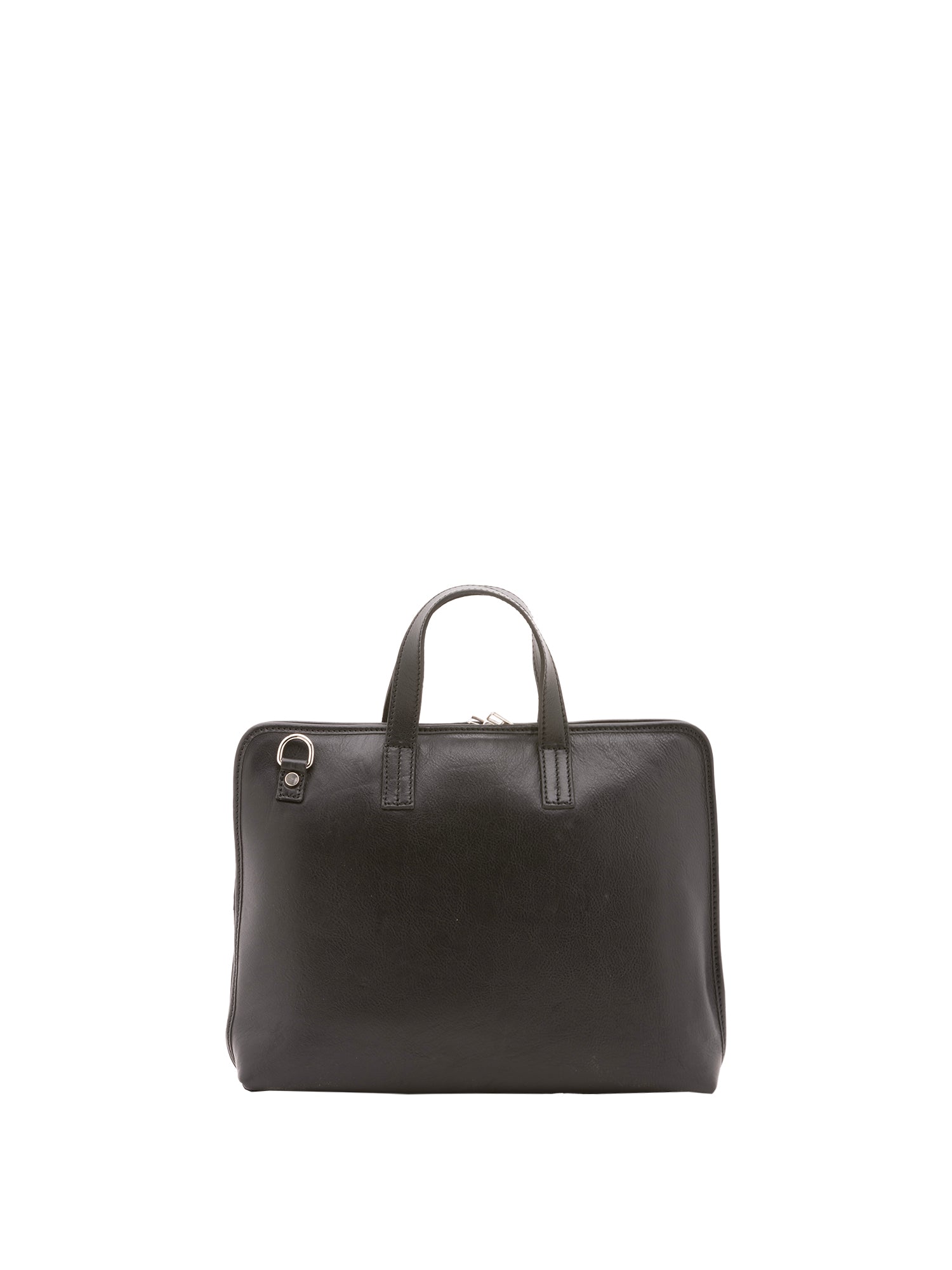 Borsa a mano unisex in vera pelle 100% cotone 4453-NERO Alessia Firenze