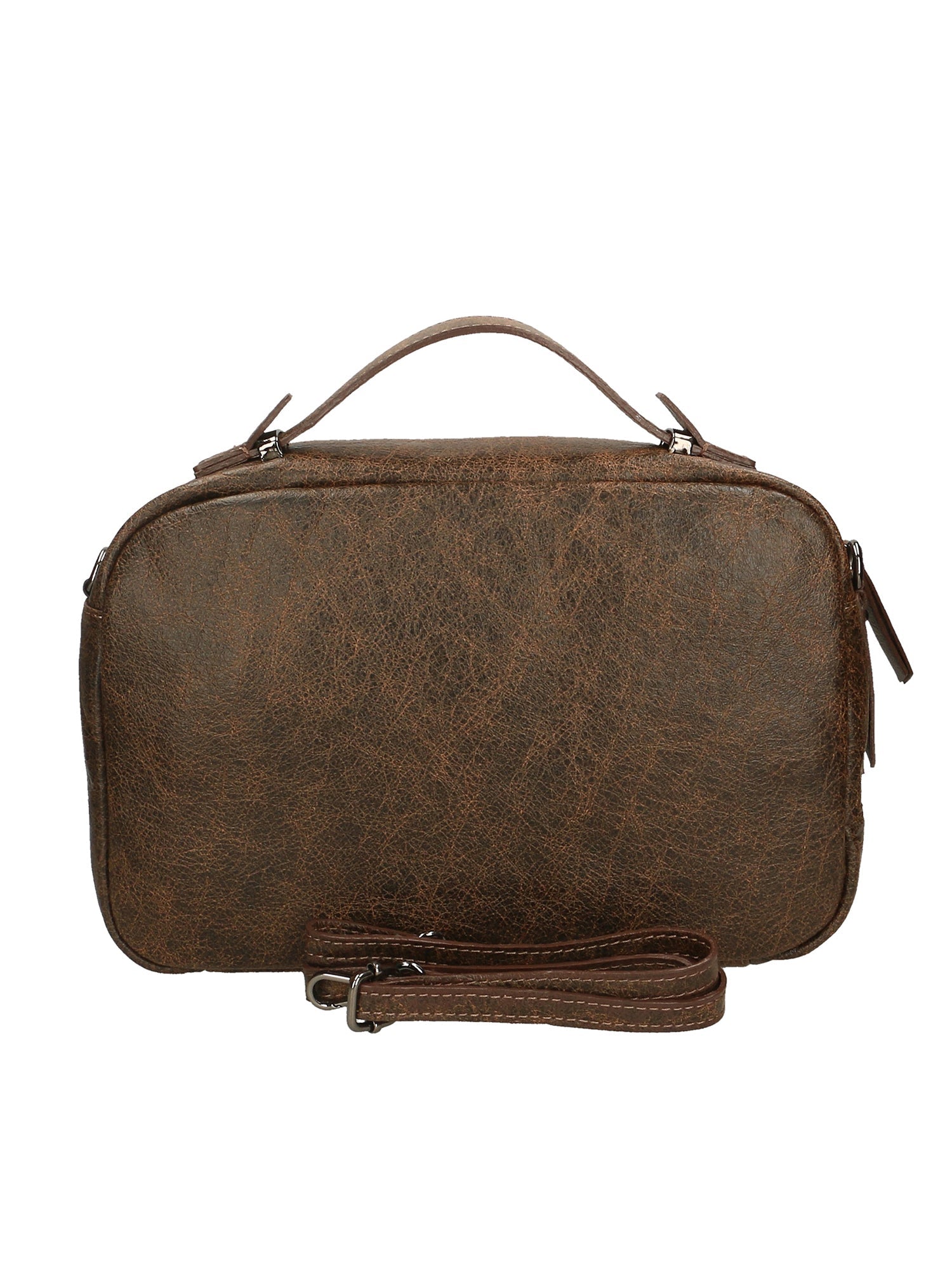 Vera Pelle 6542-CUOIO COGNAC Borsa a mano unisex Modello Avelon Chiara Ferretti