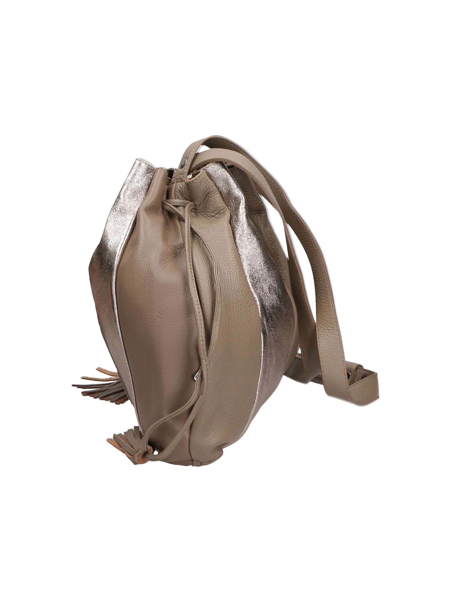 Nunzia Borsa a spalla da donna Vera pelle 576042-TAUPE Chiara Ferretti