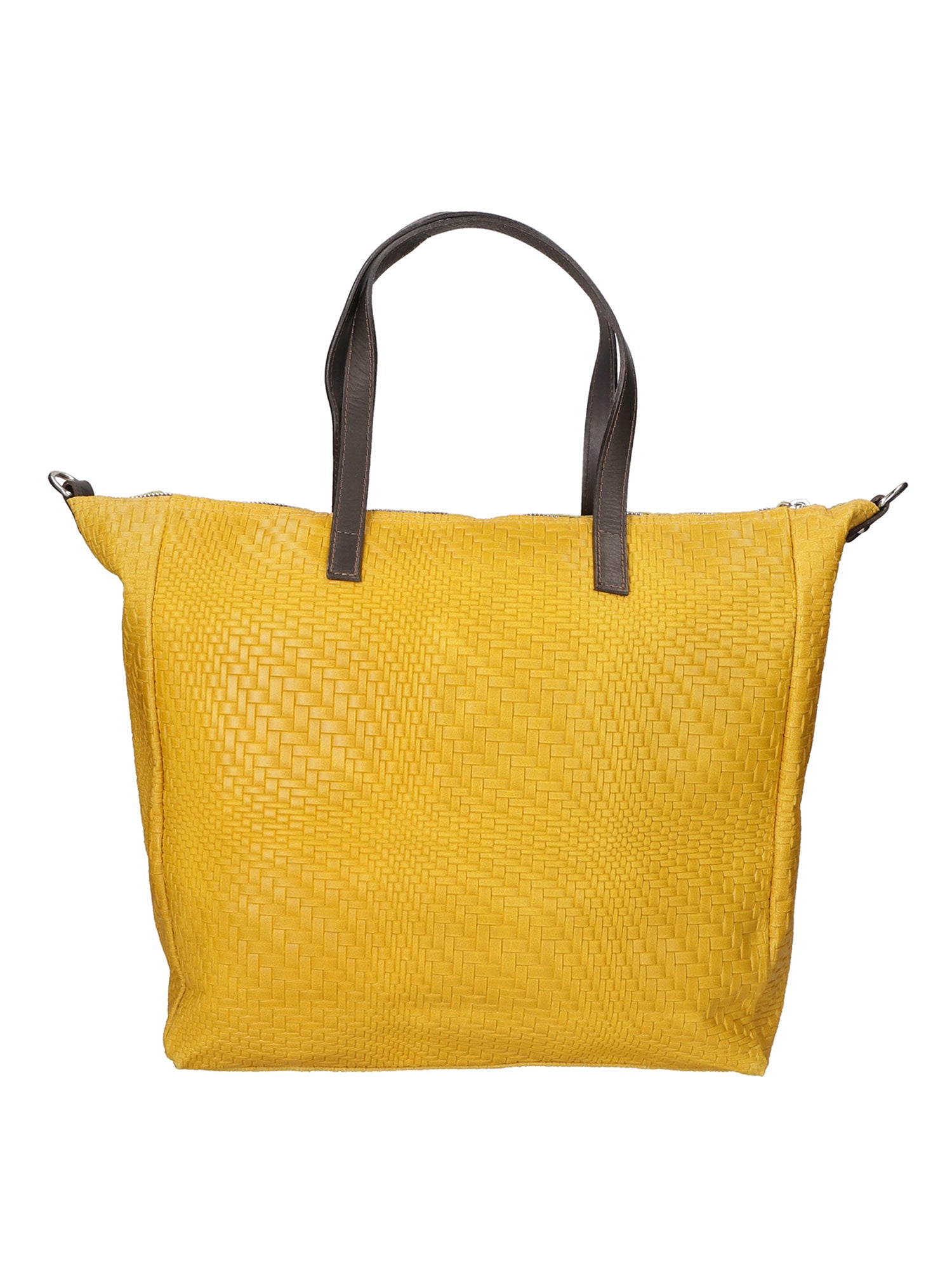 Emerenziana Borsa a spalla da donna Vera pelle 80058-GIALLO Chiara Ferretti