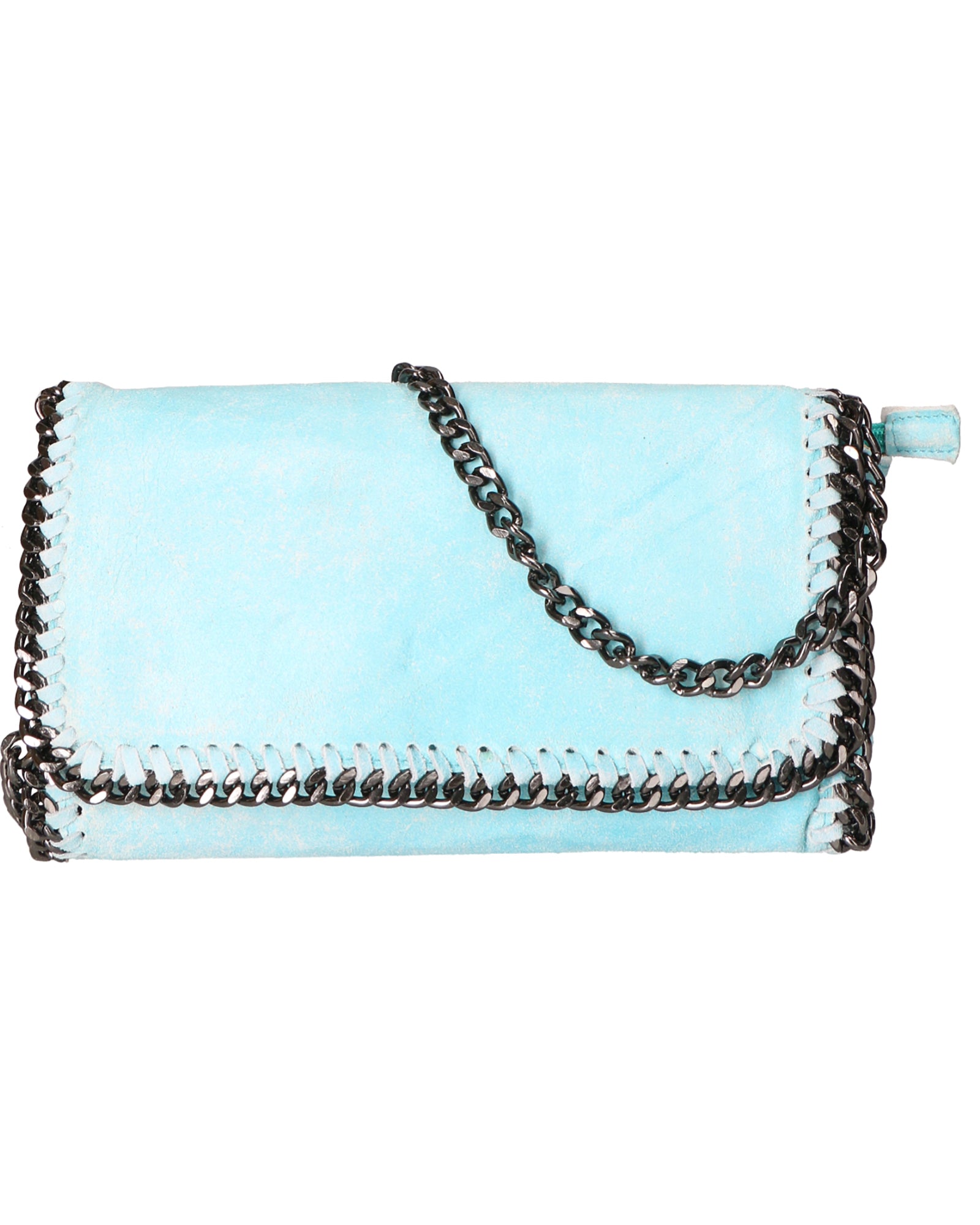 Livorno Borsa a Spalla Donna Vera Pelle 1144-AZZURRO Chiara Ferretti