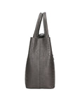 Letizia Borsa a mano da donna Pelle stampata croco 06542-GRIGIO SCURO Chiara Ferretti