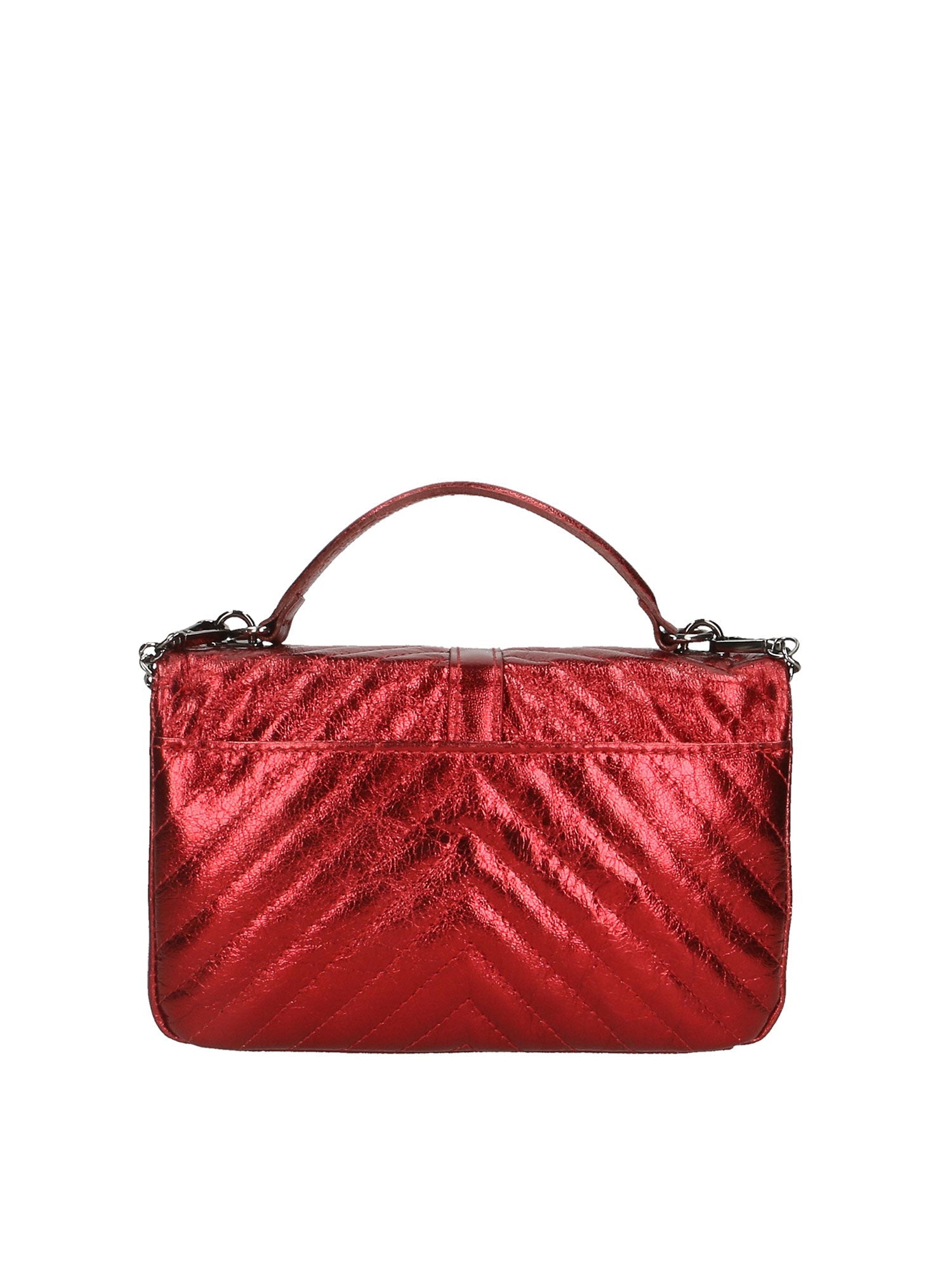 Volterra Borsa a tracolla da donna Vera Pelle 1626-ROSSO Chiara Ferretti
