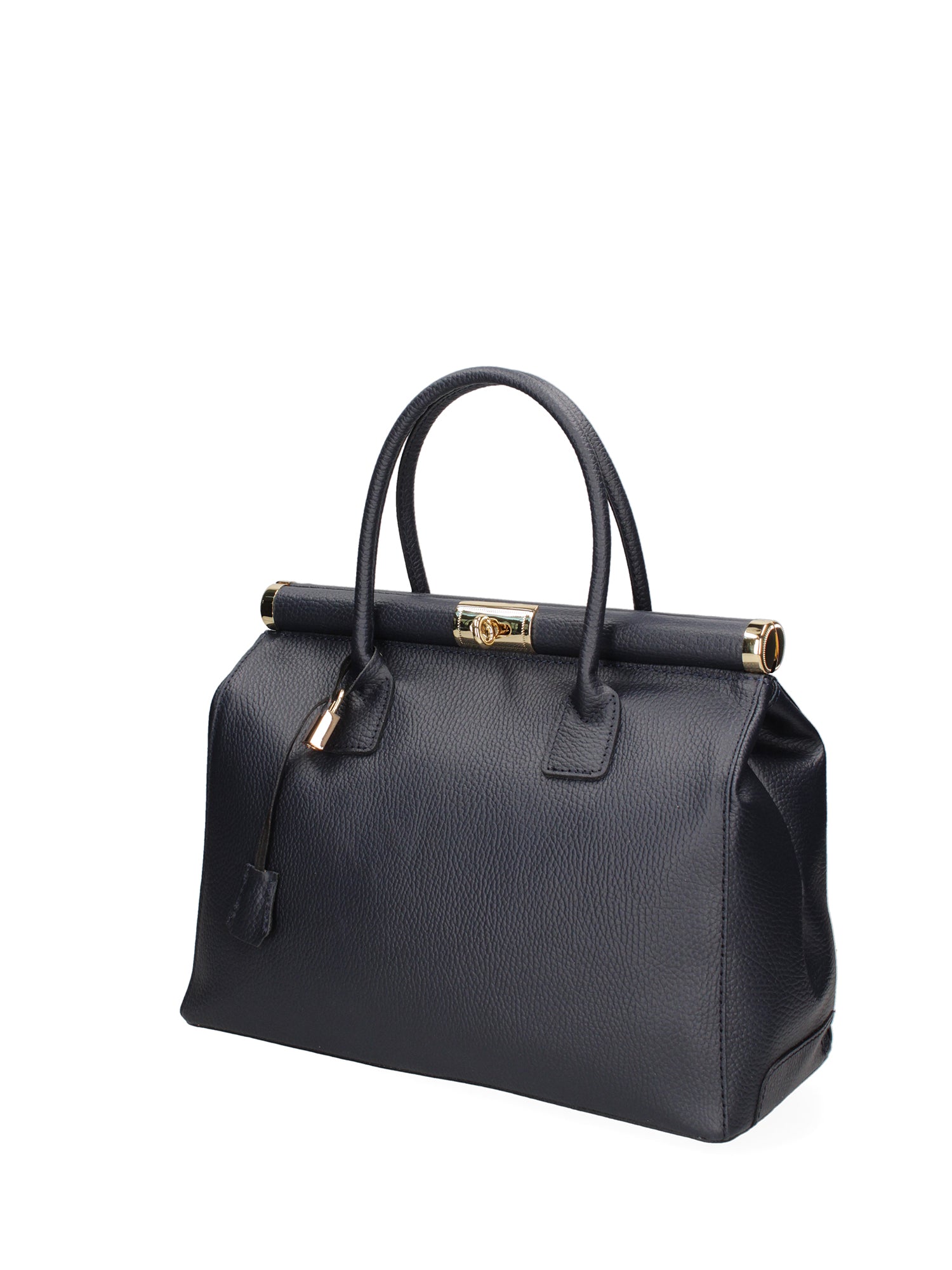 Aleria Borsa a mano da donna Vera pelle 8005-D26 BLU NAVY Chiara Ferretti