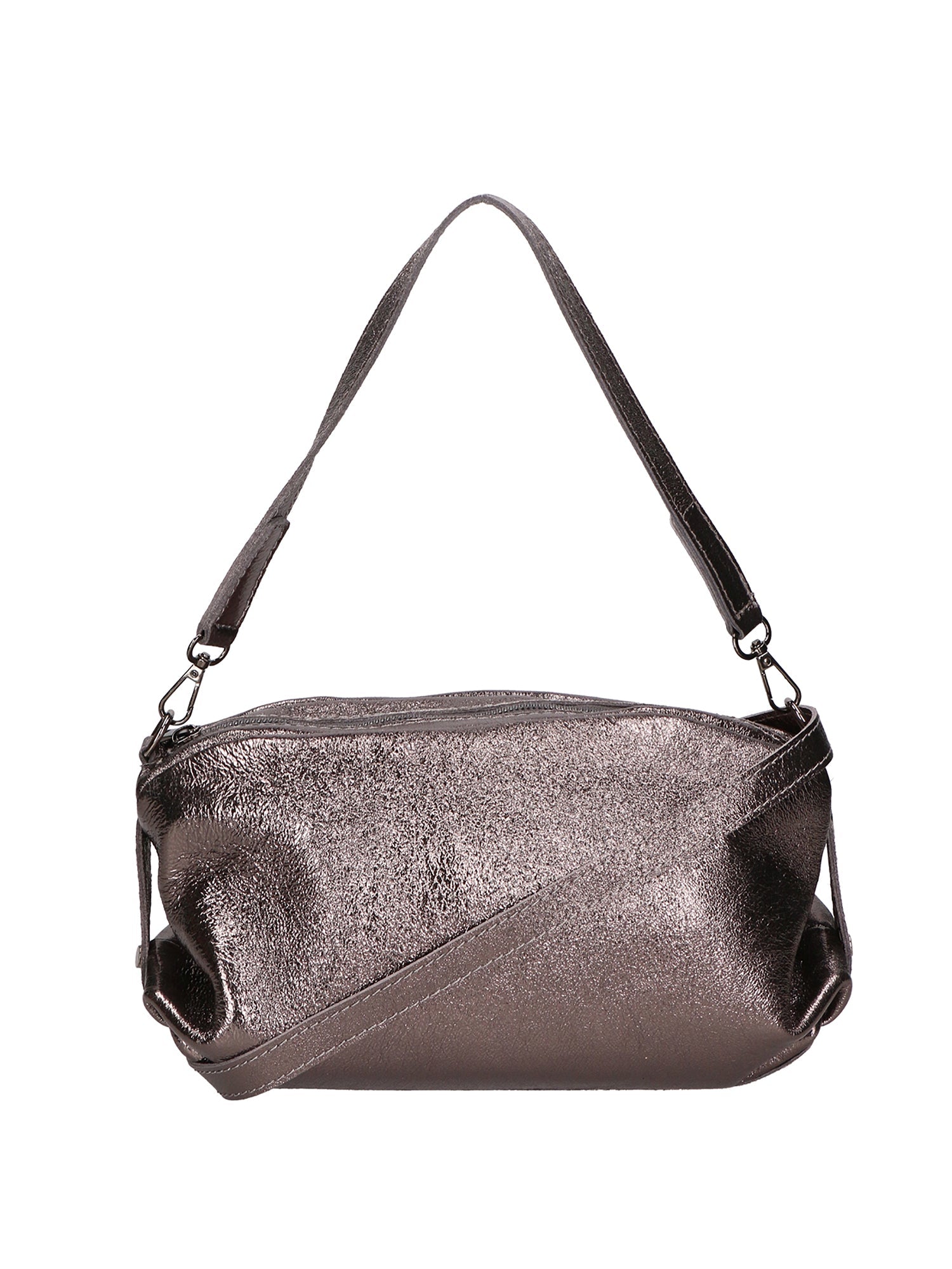 Vanessa Damen-Schultertasche aus echtem Leder, hergestellt in Italien, 15 x 30 x 13 cm