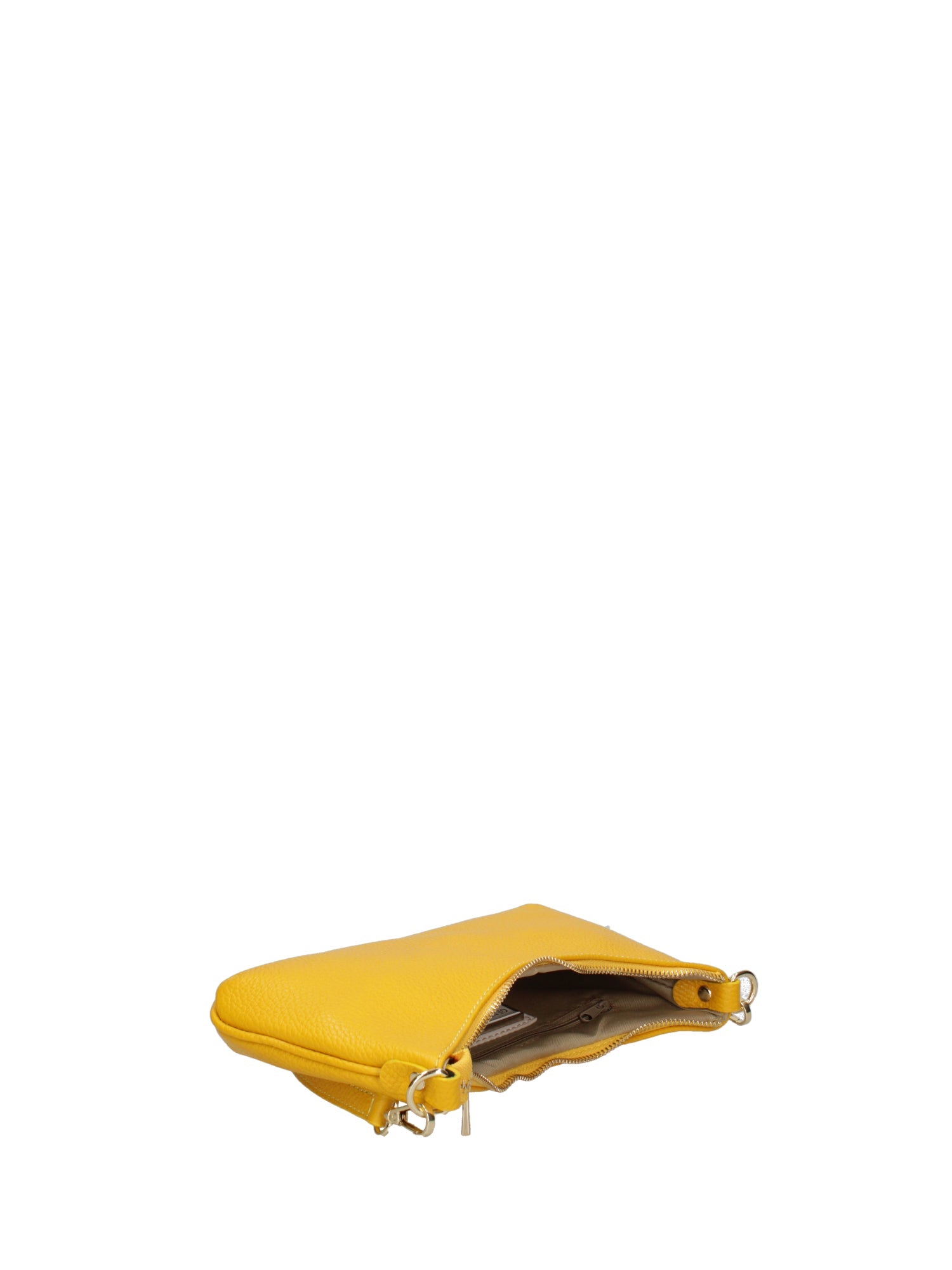 Damen-Schultertasche aus echtem Leder, hergestellt in Italien, 27 x 14 x 3 cm