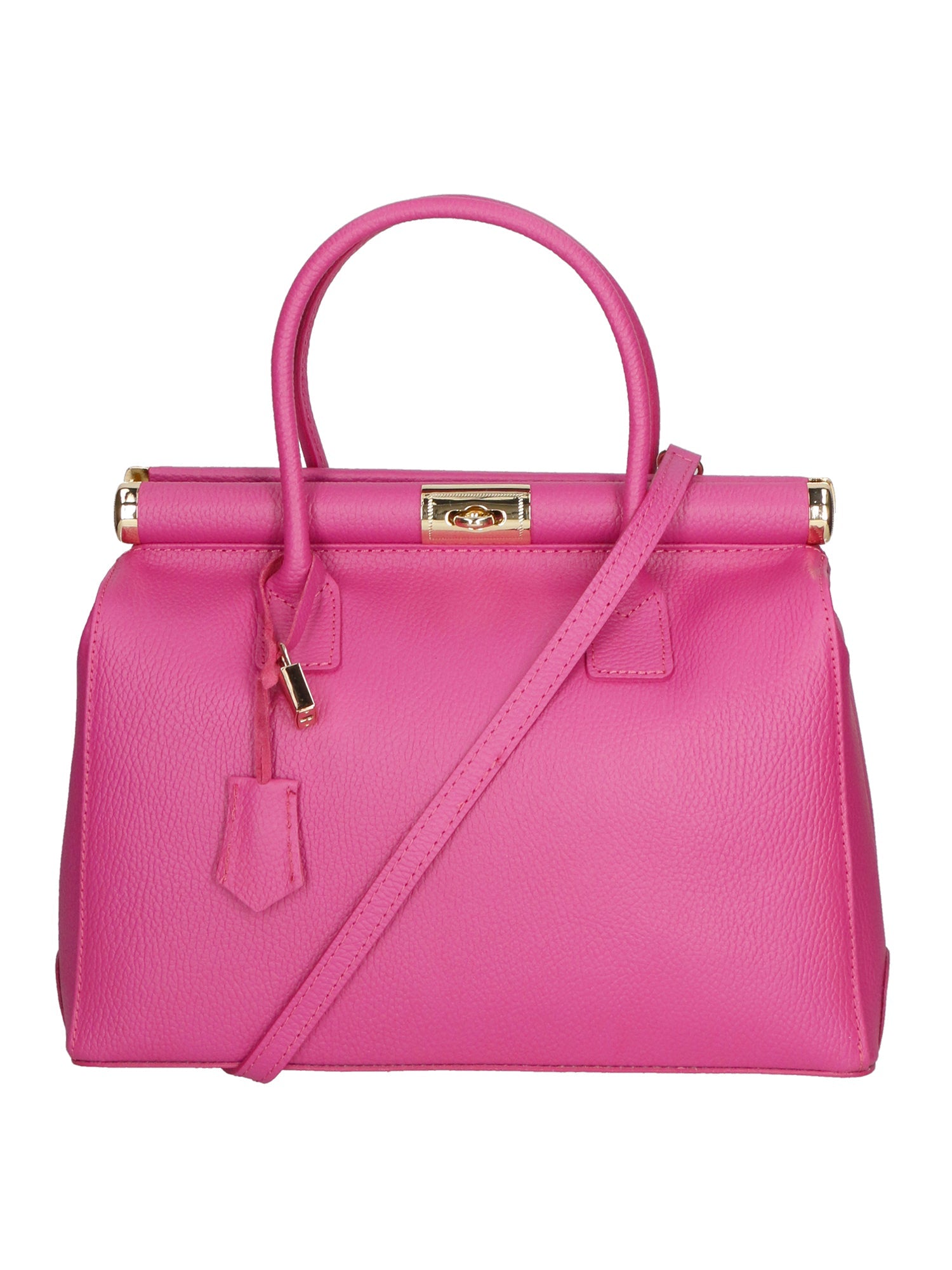 Aleria Borsa a mano da donna Vera pelle 8005-D02 FUXIA Chiara Ferretti