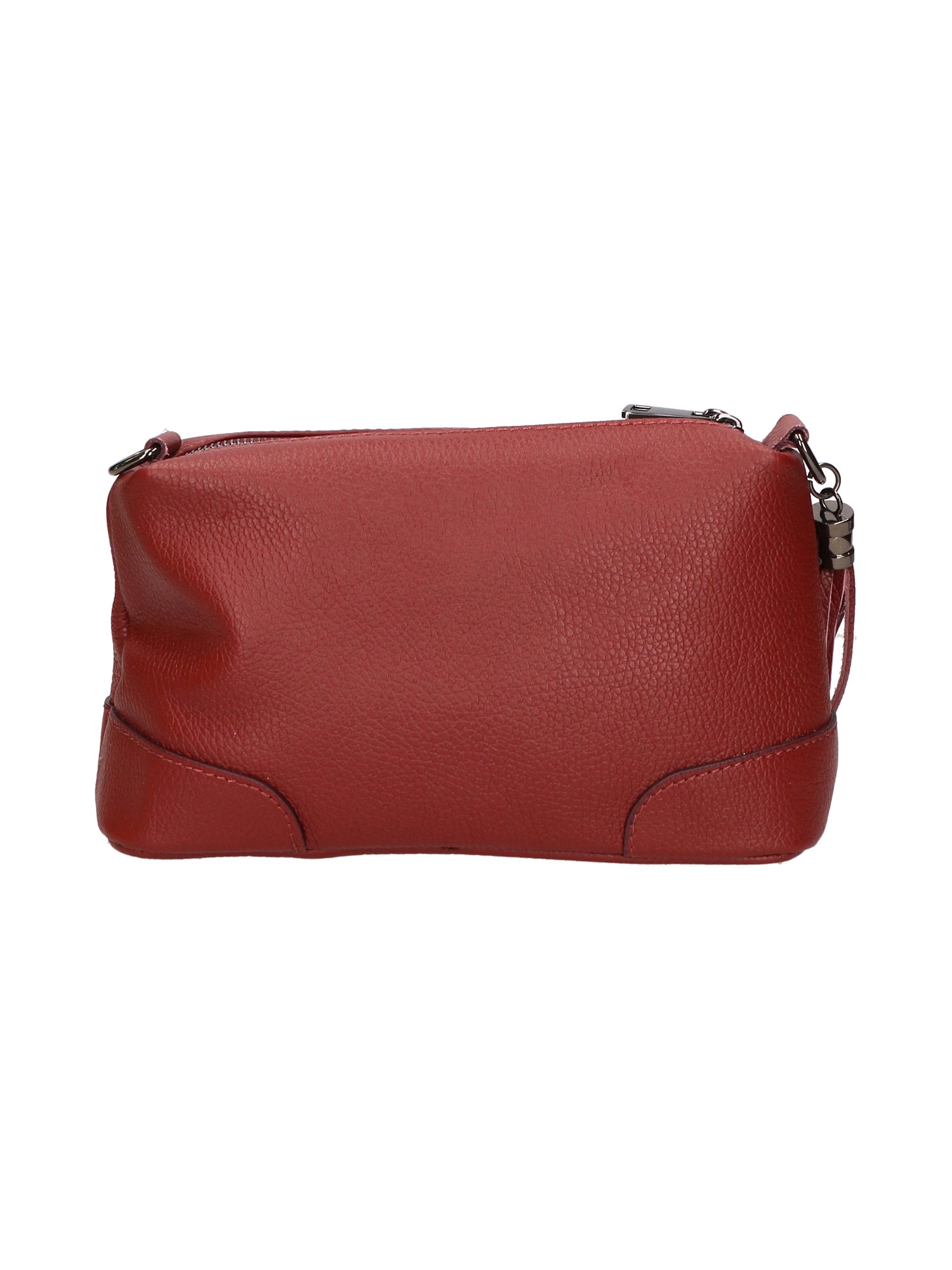 Lidia Borsa a mano da donna Vera pelle 06513-ROSSO SCURO Chiara Ferretti