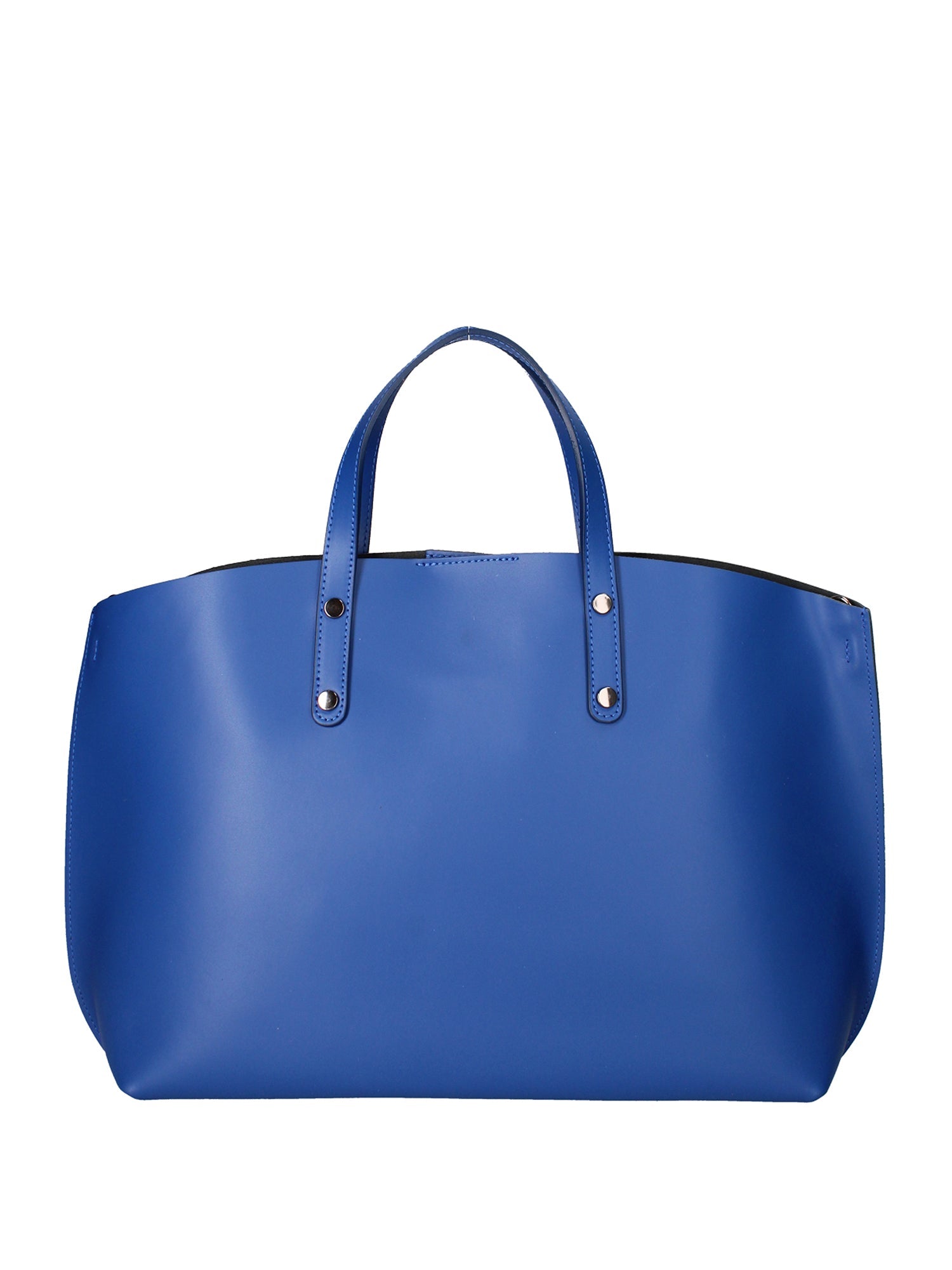 Damen-Schultertasche aus echtem Leder, hergestellt in Italien, 48 x 31 x 11 cm