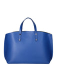 Damen-Schultertasche aus echtem Leder, hergestellt in Italien, 48 x 31 x 11 cm