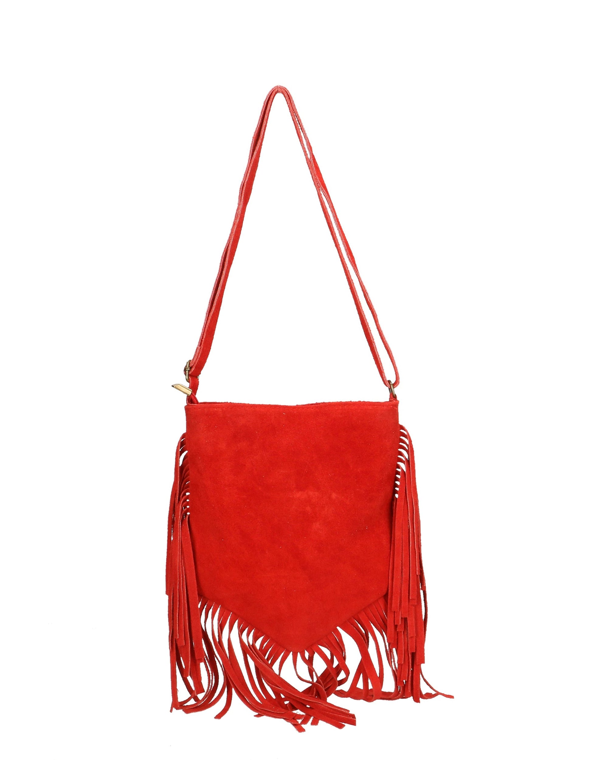 Solana Borsa a tracolla da donna Vera pelle 1518-ROSSO Chiara Ferretti