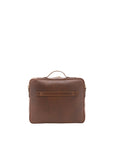 Borsa a mano unisex in vera pelle Made in Italy 4542-TESTA DI MORO Alessia Firenze