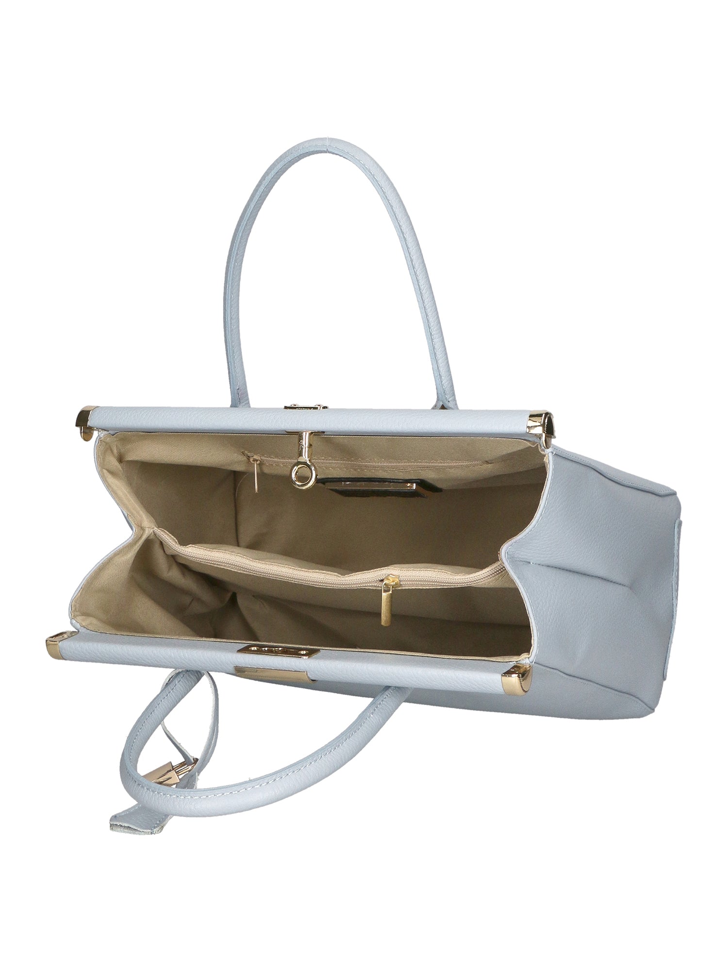 Borsa a mano da Donna Eleonora in Vera Pelle Made in Italy 26x35x16 cm