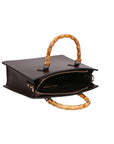 Borsa a mano da Donna Lorenza in Vera Pelle Made in Italy 30x28x11 cm
