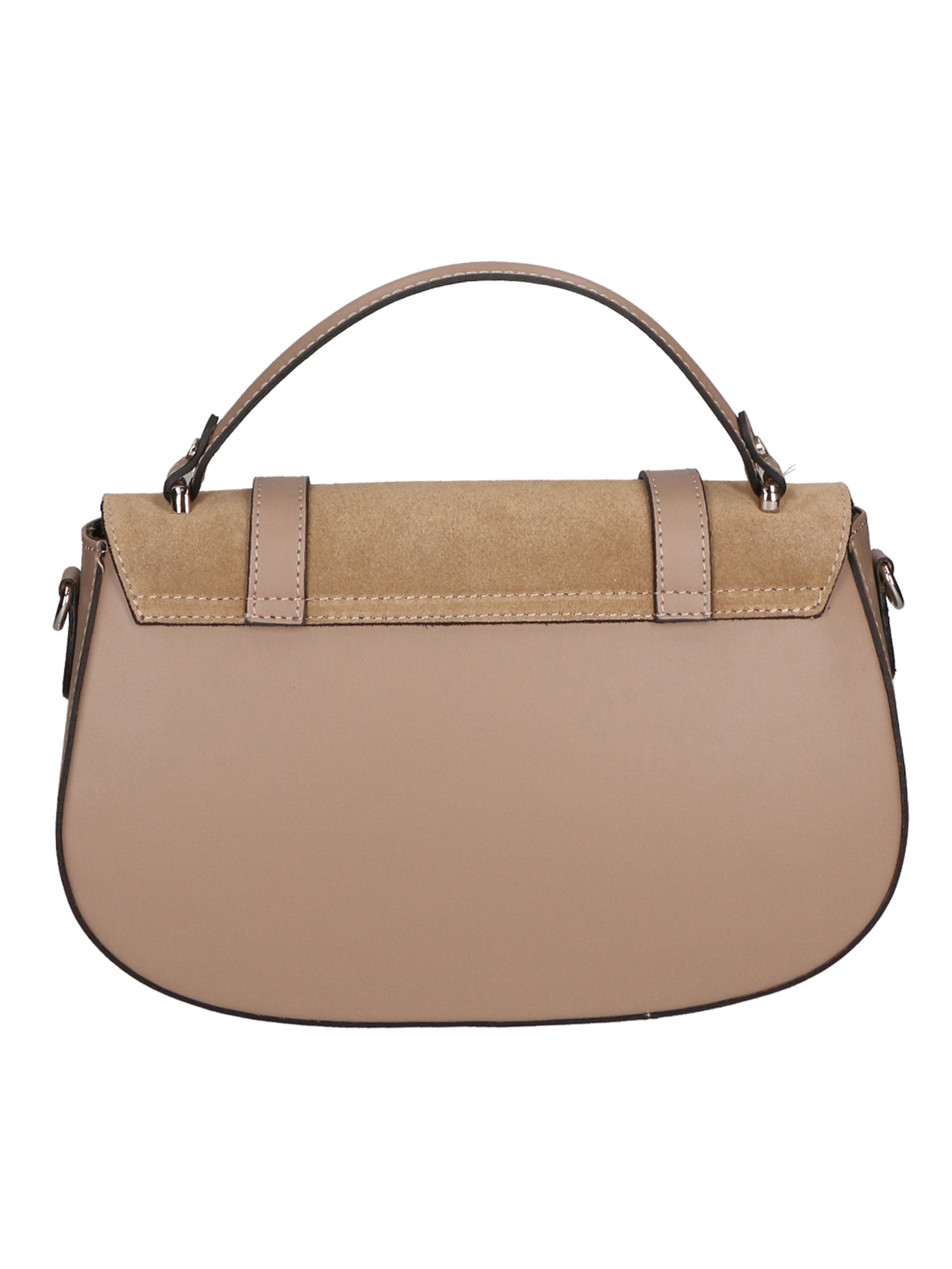 Genziana Borsa a mano da donna Vera pelle 05993-L113 TAUPE+TAUPE Chiara Ferretti