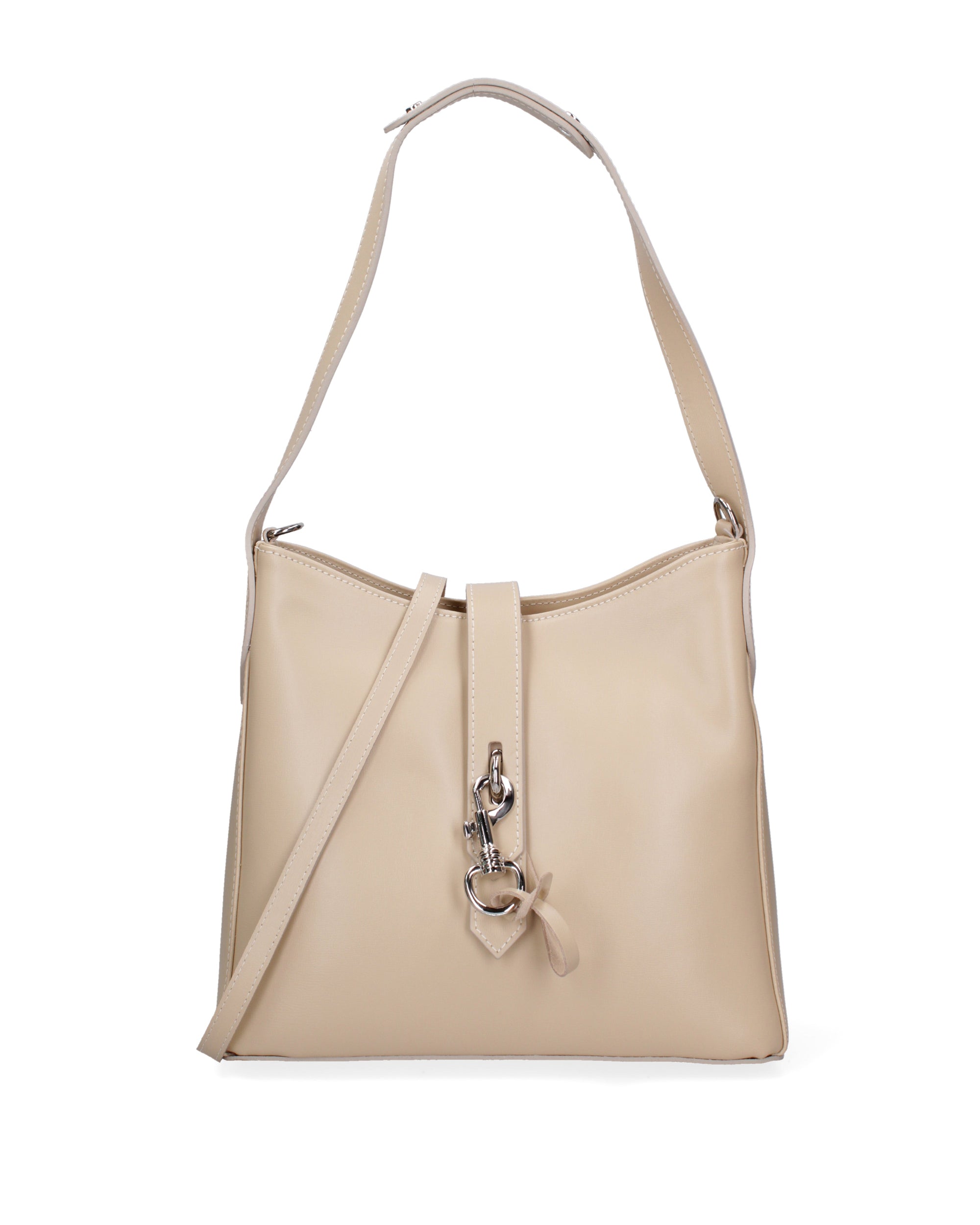 Lysane Borsa a spalla da donna Vera pelle 5917-B37 LATTE Chiara Ferretti