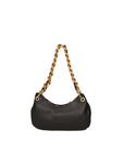 Damen-Schultertasche aus echtem Leder, hergestellt in Italien, 32 x 14 x 8 cm