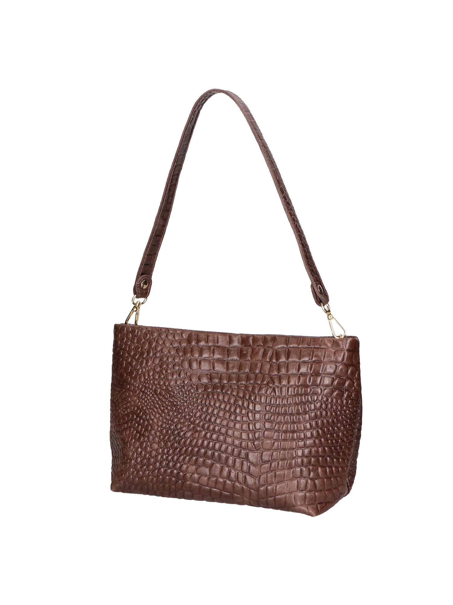 Lorelei Borsa a spalla da donna Vera pelle croco 06498-015 T.MORO Chiara Ferretti
