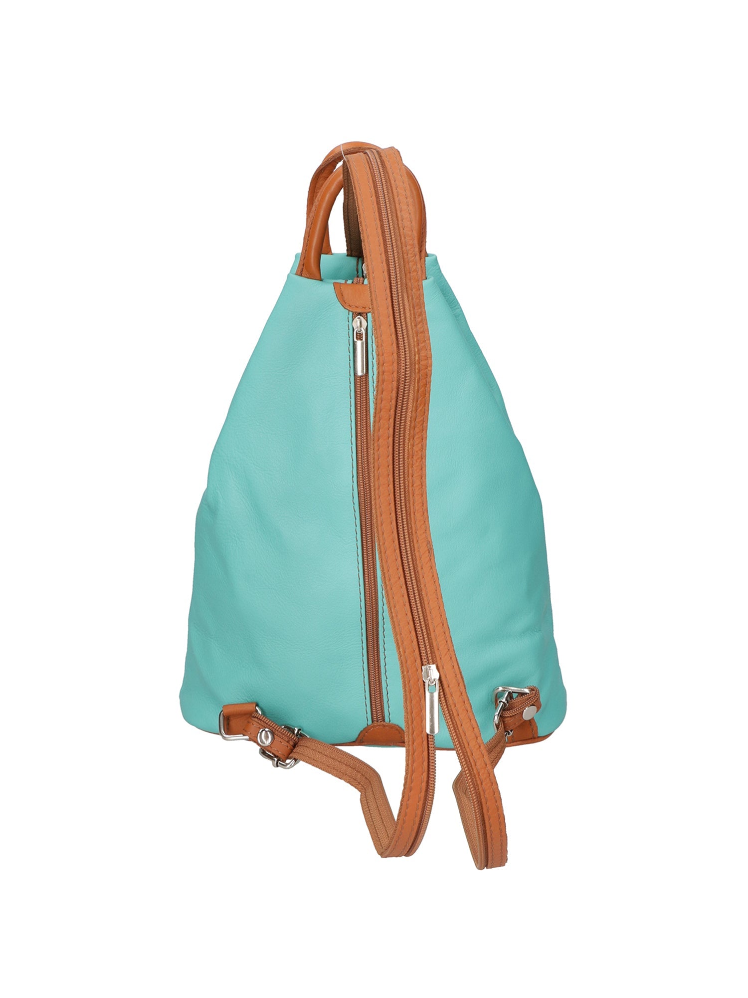 Erika Zaino da donna in vera pelle Casual 80072-TIFFANY-CUOIO Chiara Ferretti