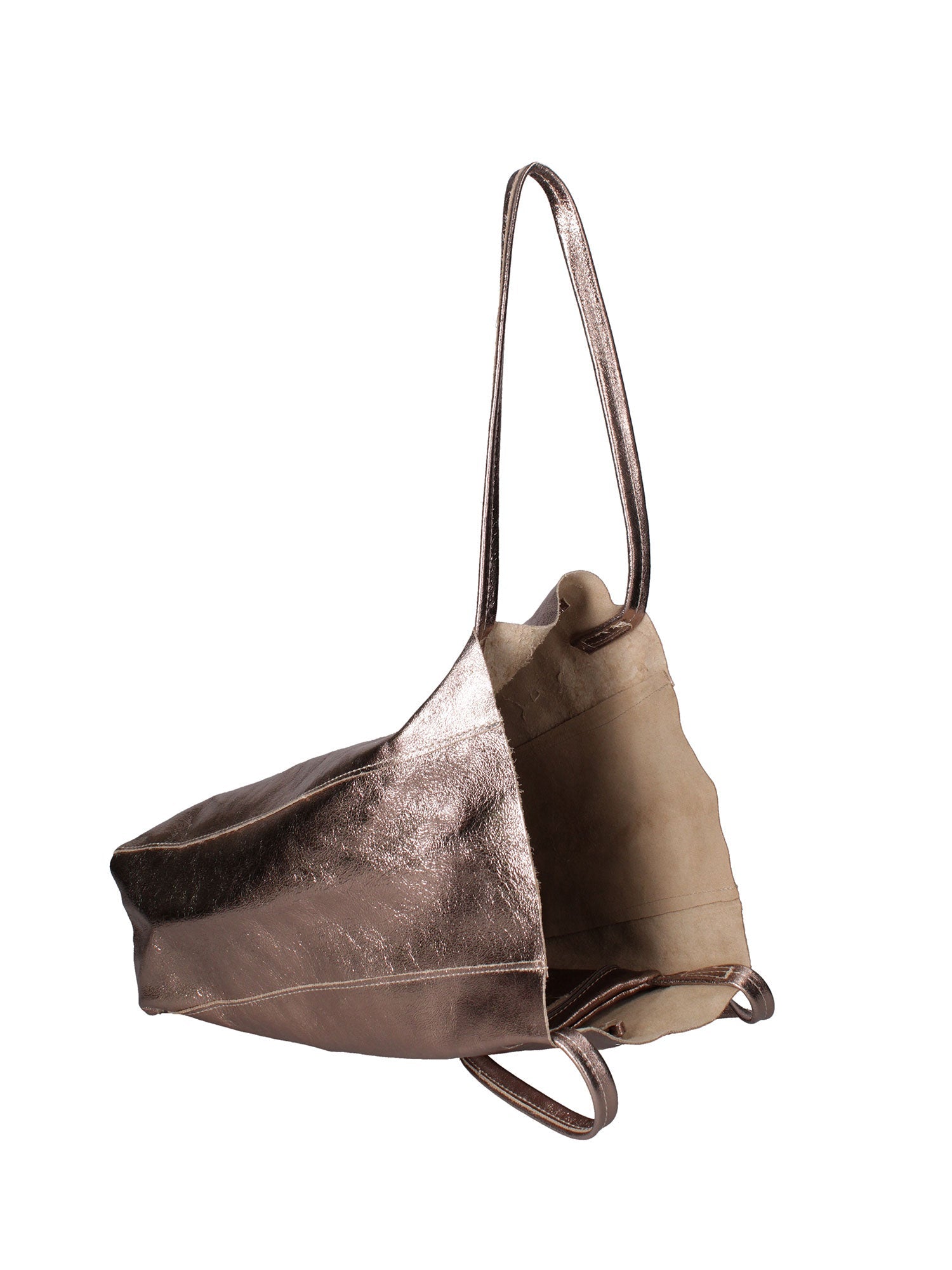 Íris Borsa a mano da donna Vera Pelle 07565-L005 BRONZO Chiara Ferretti