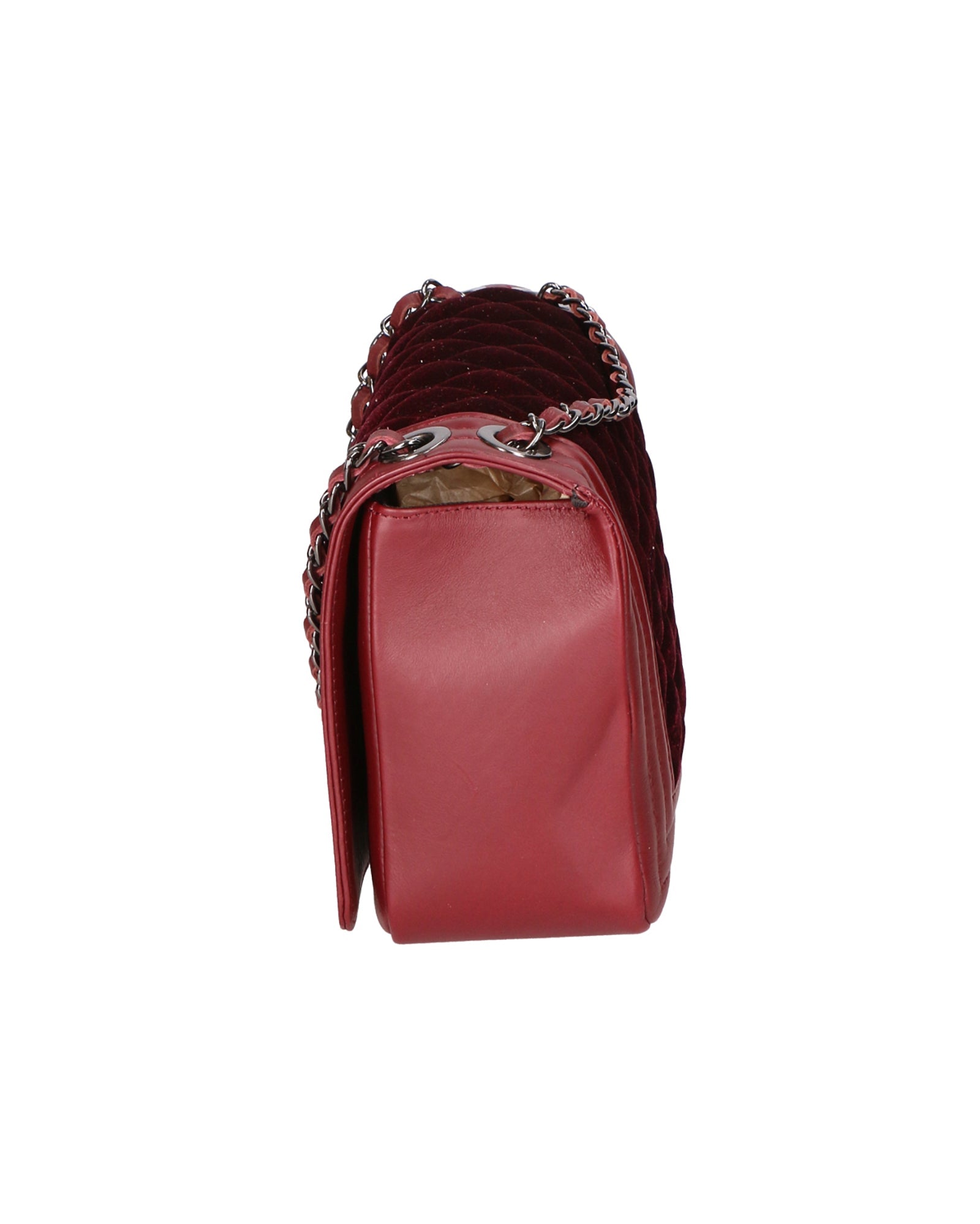 Valeriana Borsa a tracolla da donna Velluto e pelle 1139-BORDO Chiara Ferretti