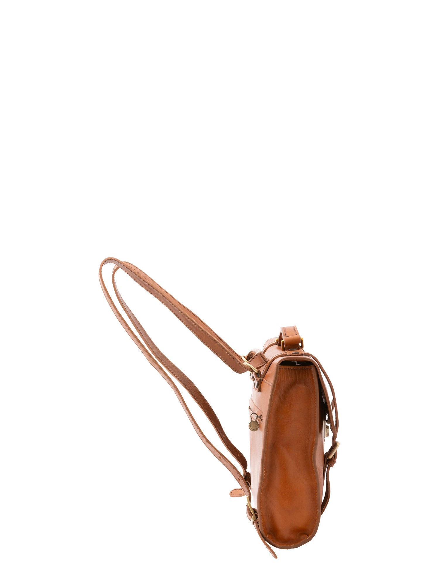 Zaino in vera pelle unisex 100% cotone 4431-MIELE Alessia Firenze