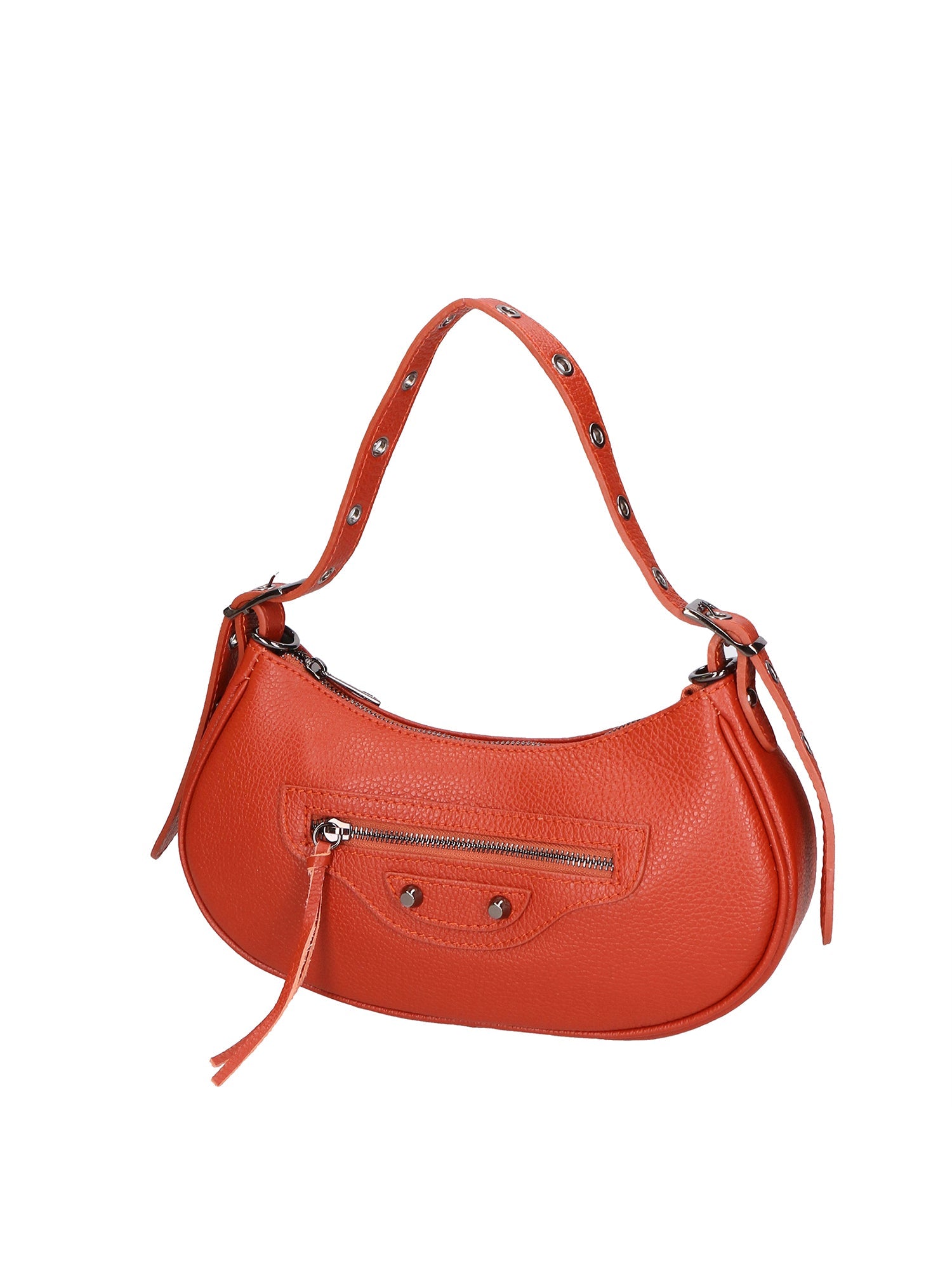 Loredana Borsa a spalla da donna Vera pelle 06548-MATTONE Chiara Ferretti