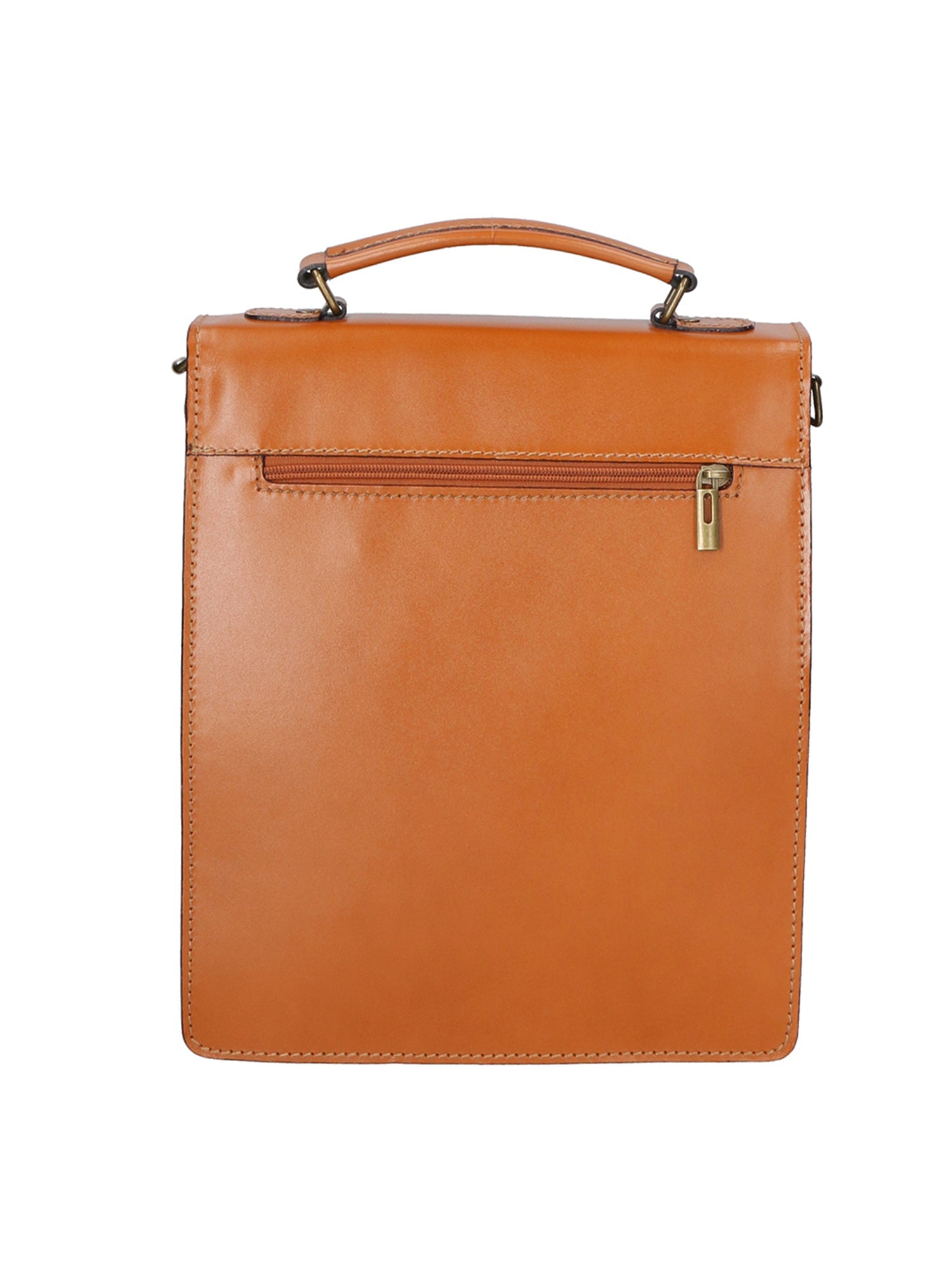 Tancredi Borsa da lavoro unisex in pelle Vera pelle 7013-CUOIO COGNAC Chiara Ferretti