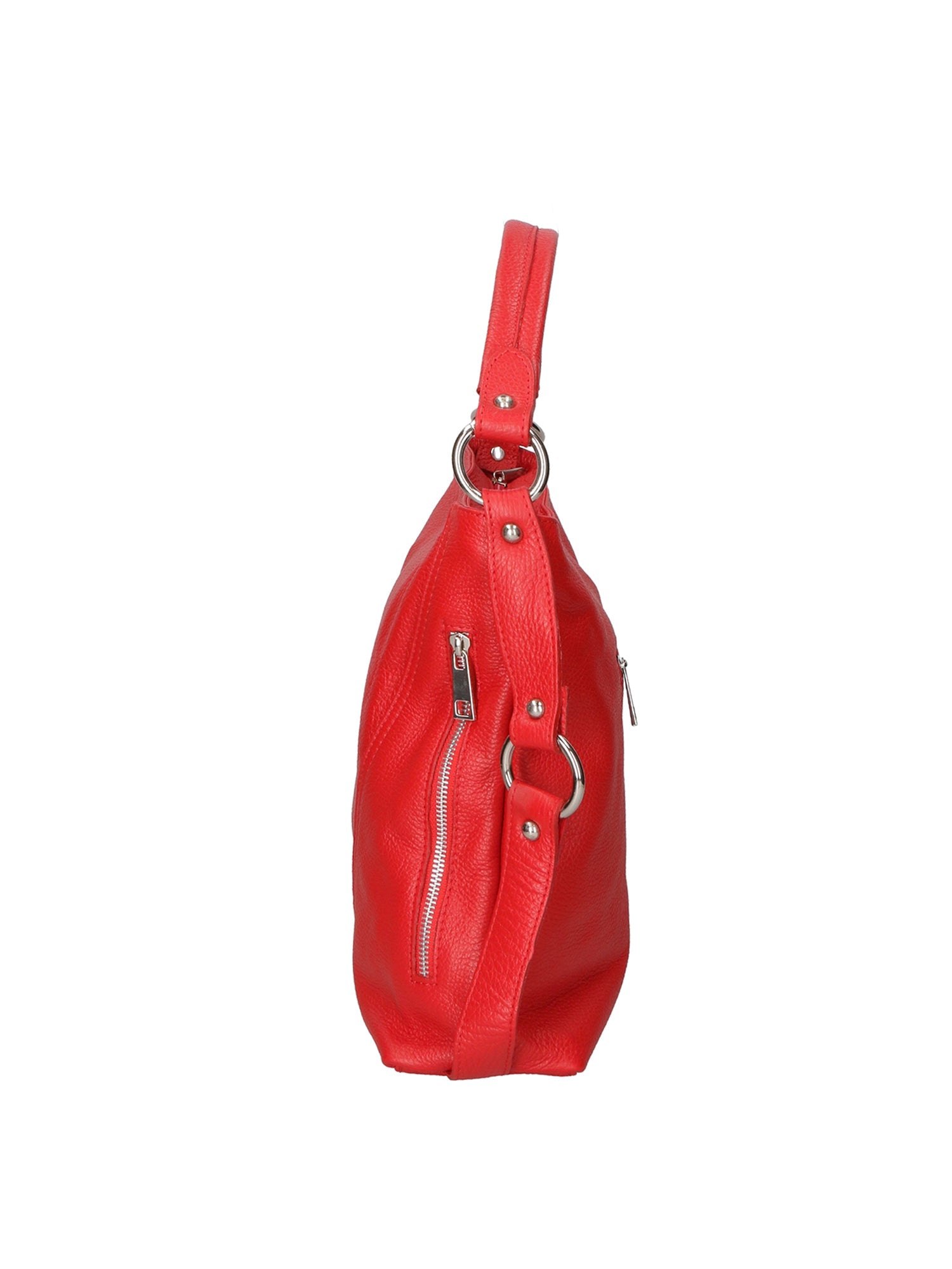 Emily Borsa a spalla da donna Vera pelle 80064-D10 ROSSO SCURO DARK RED Chiara Ferretti