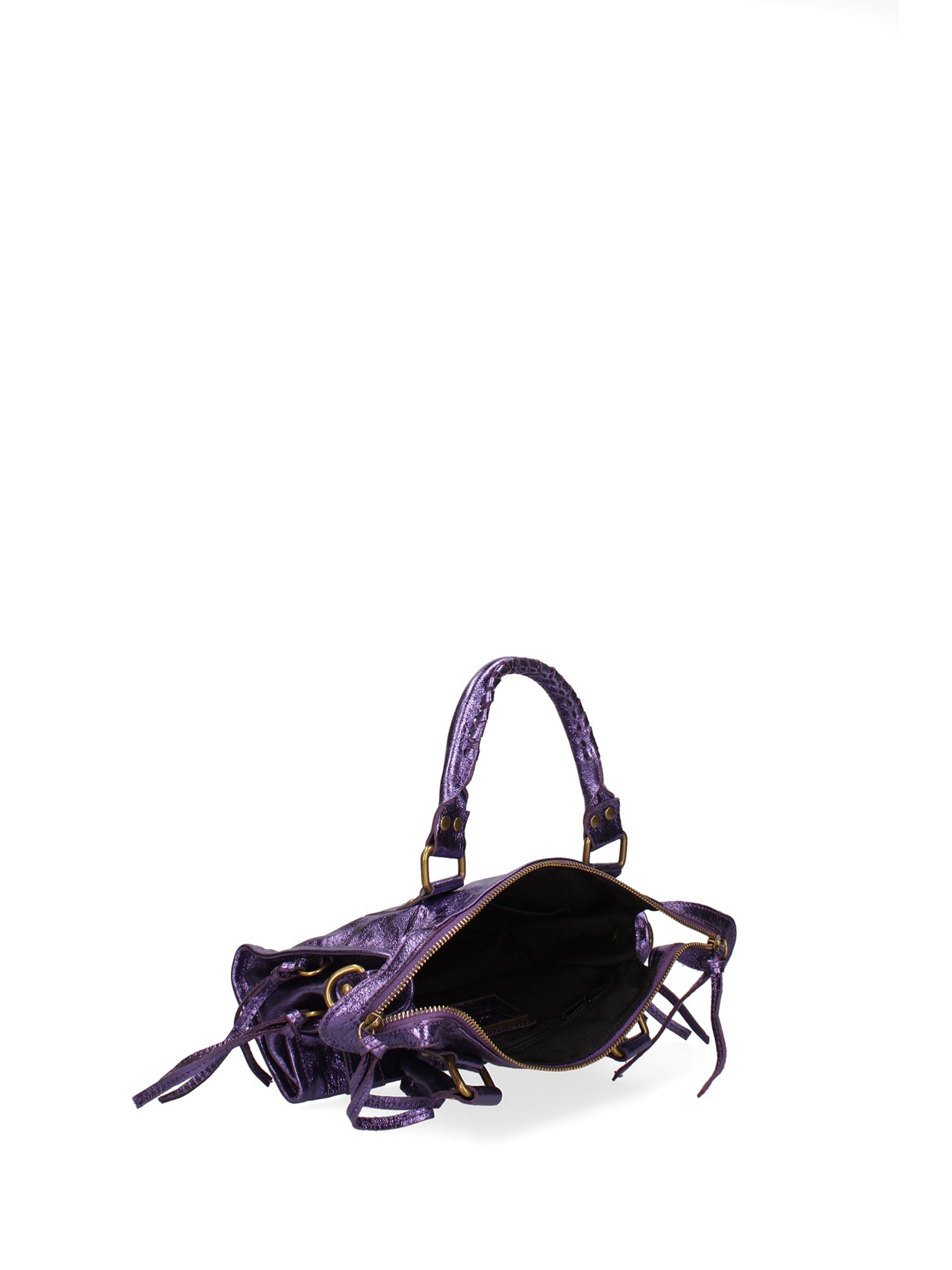 Borsa a spalla da donna In Vera pelle Made in Italy 25x15x10 cm