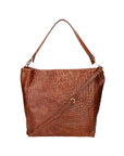 Valtera Damen-Schultertasche aus echtem Leder, hergestellt in Italien, 32 x 31 x 15 cm