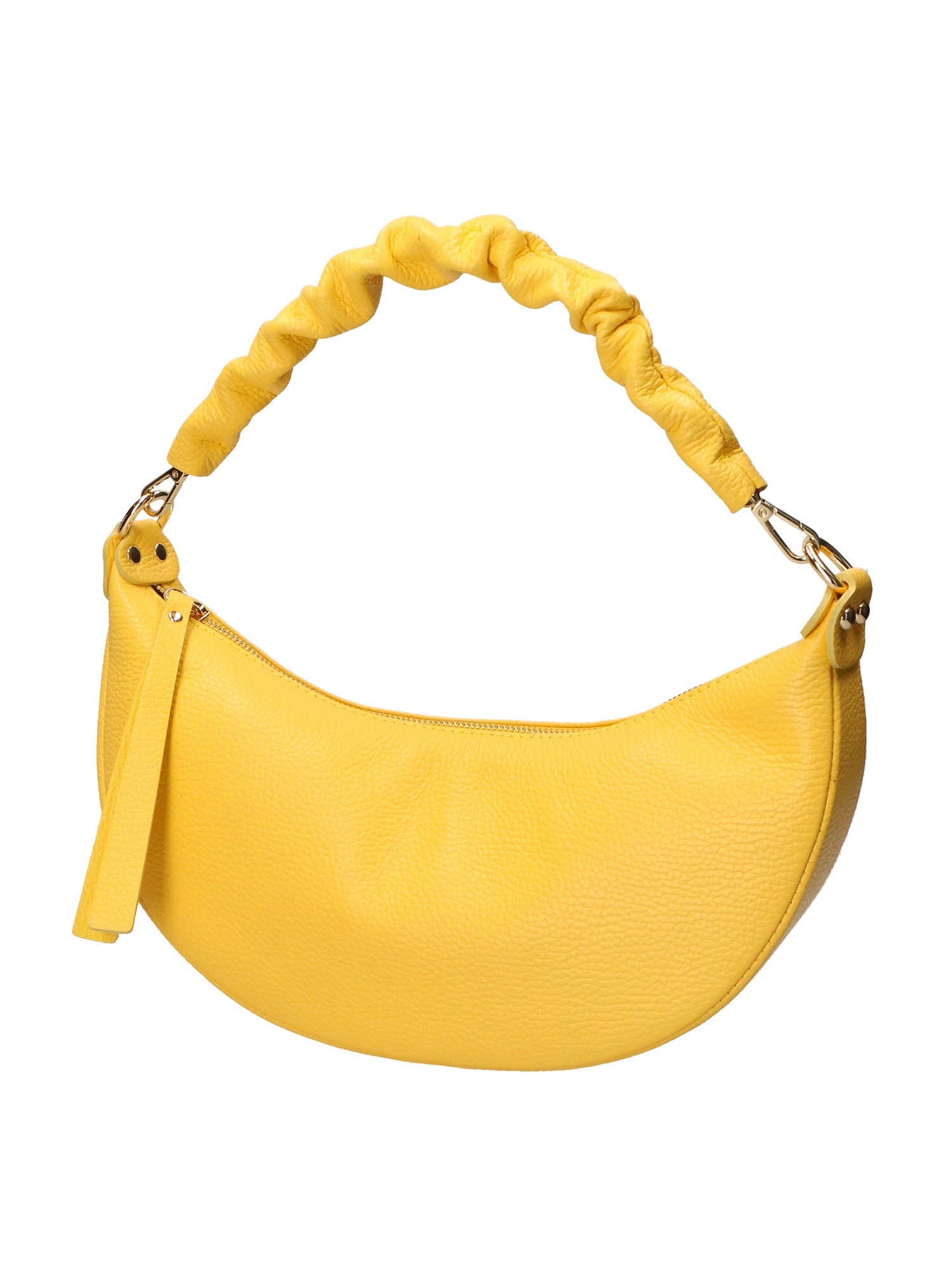 Ida Borsa a spalla da donna Vera pelle 05916-C65 GIALLO Chiara Ferretti