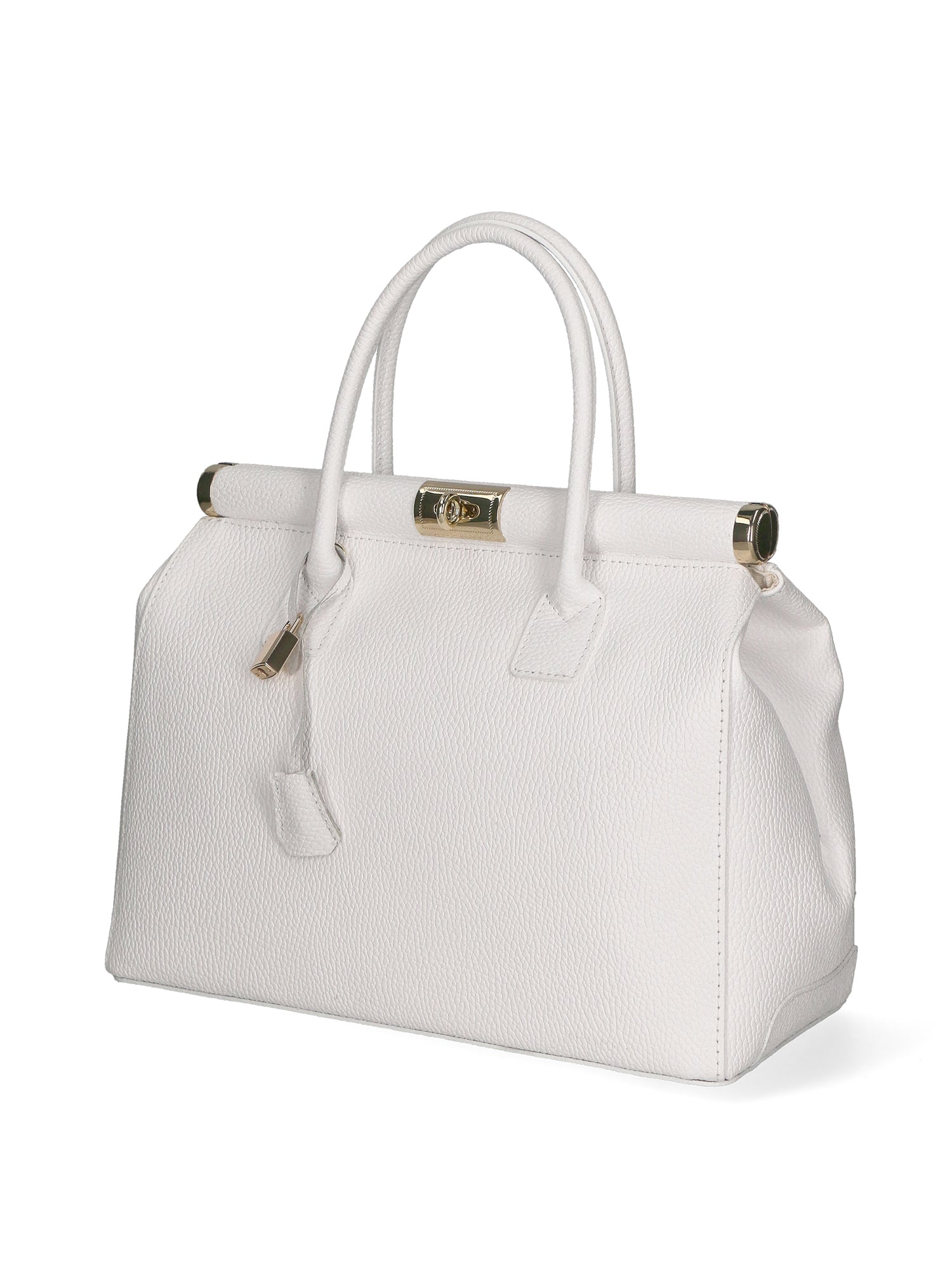 Aleria Borsa a mano da donna Vera pelle 8005-D01 BIANCO Chiara Ferretti