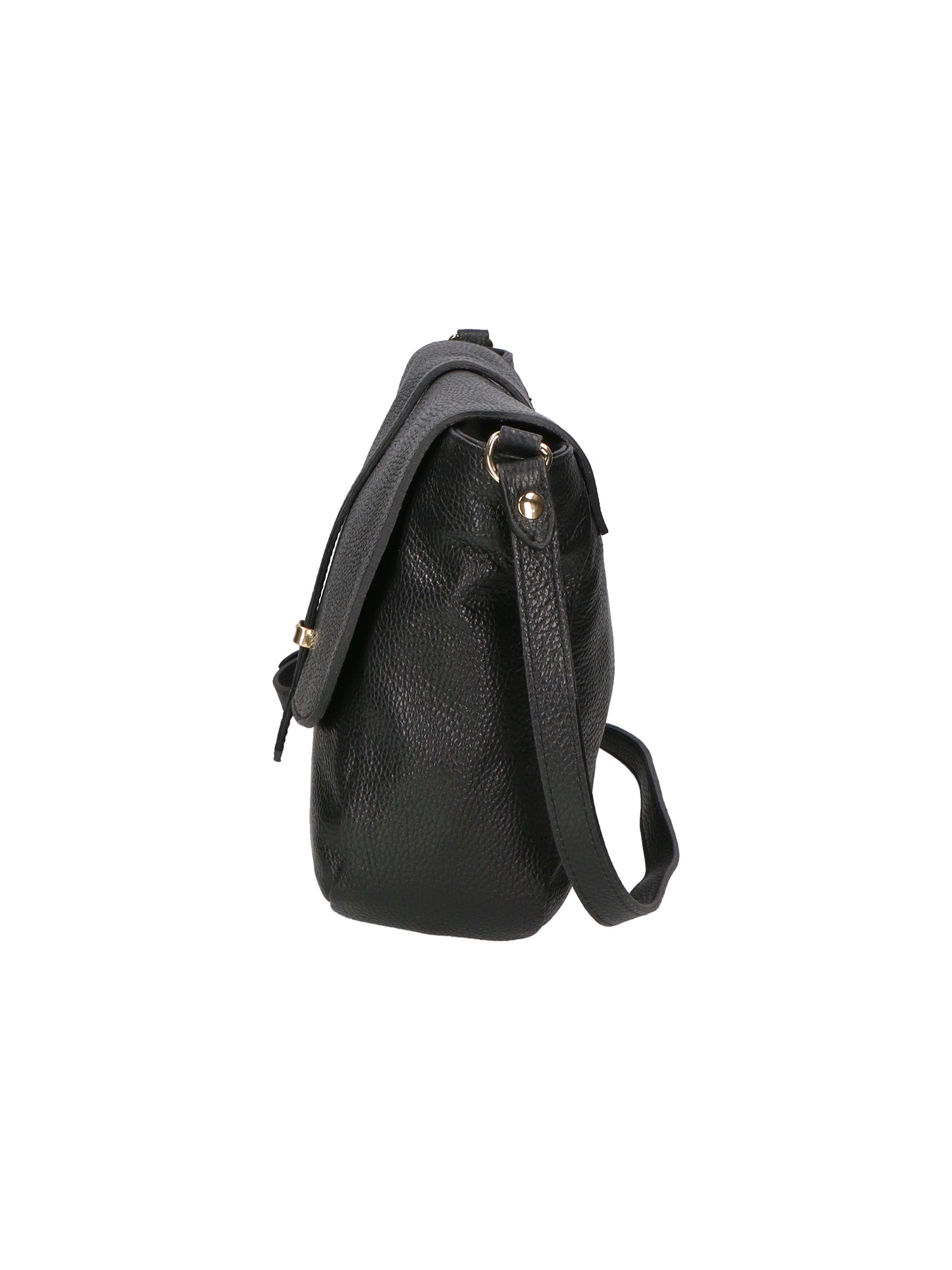 Veronica Borsa a spalla da donna Vera pelle 06519-D28 NERO Chiara Ferretti